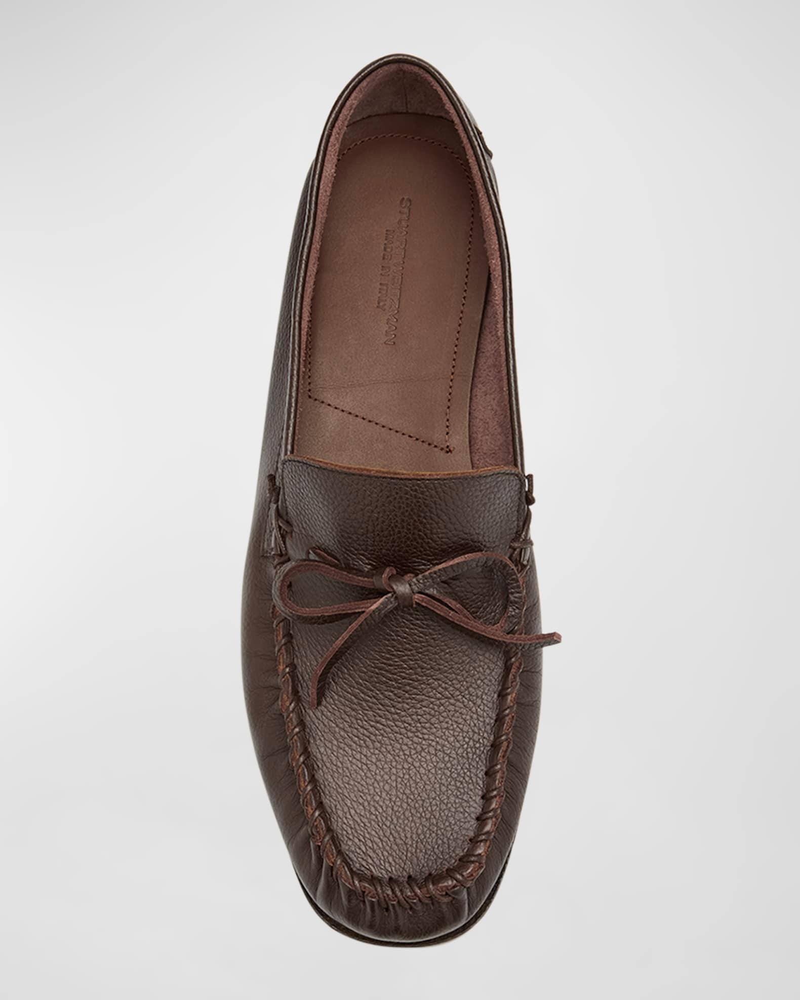Men's Montauk Grained Leather Loafers Product Image