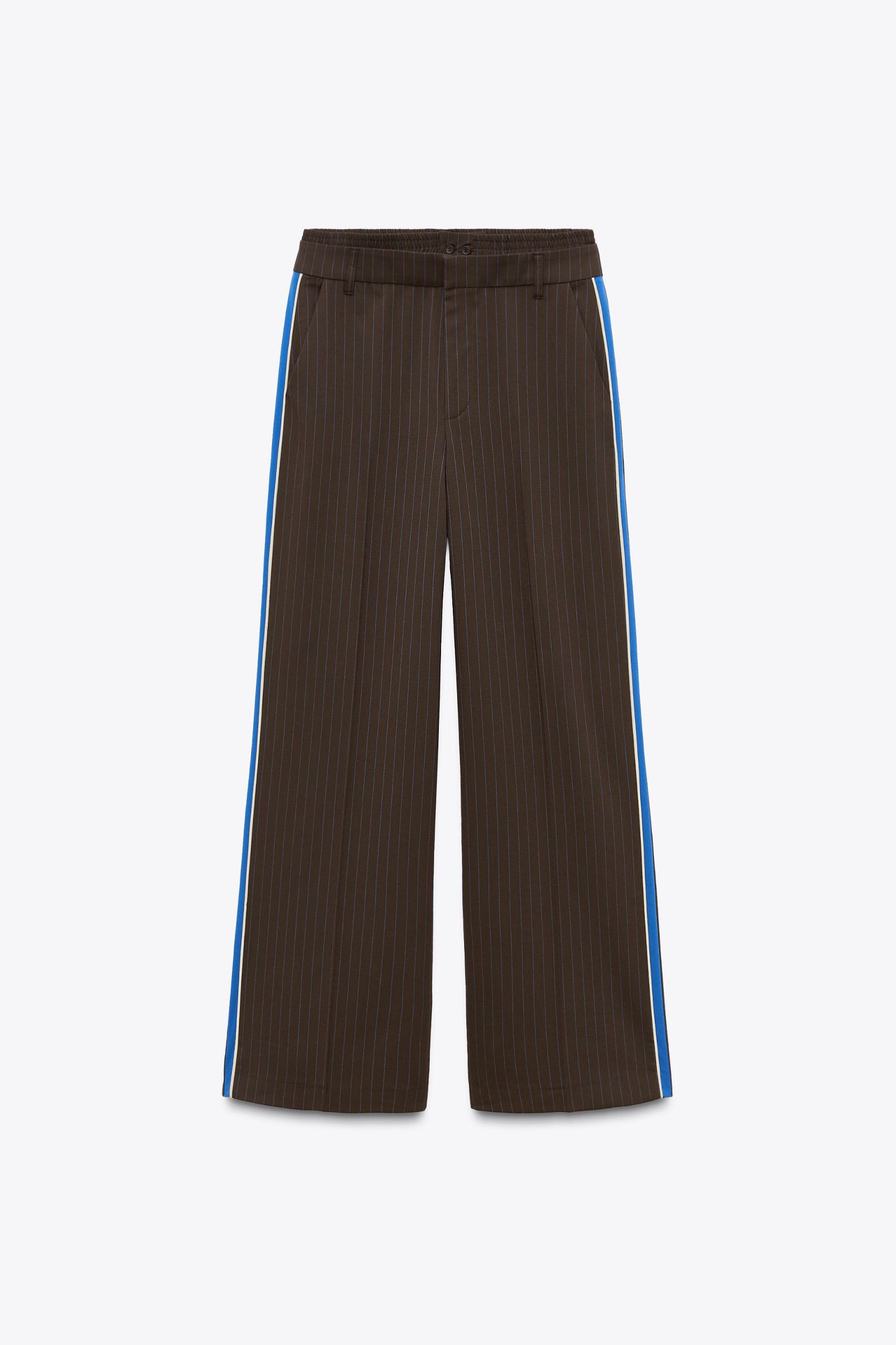 PINSTRIPE BOXER PANTS Product Image