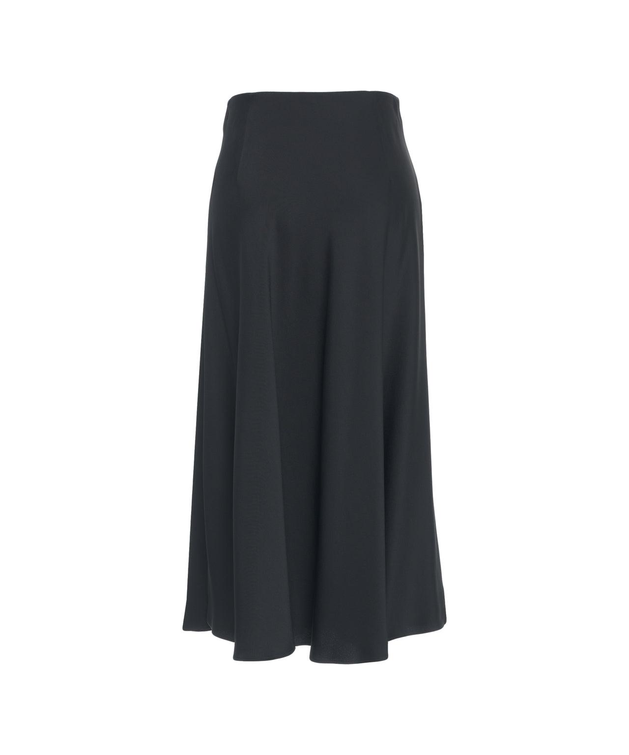 Satin midi skirt Product Image