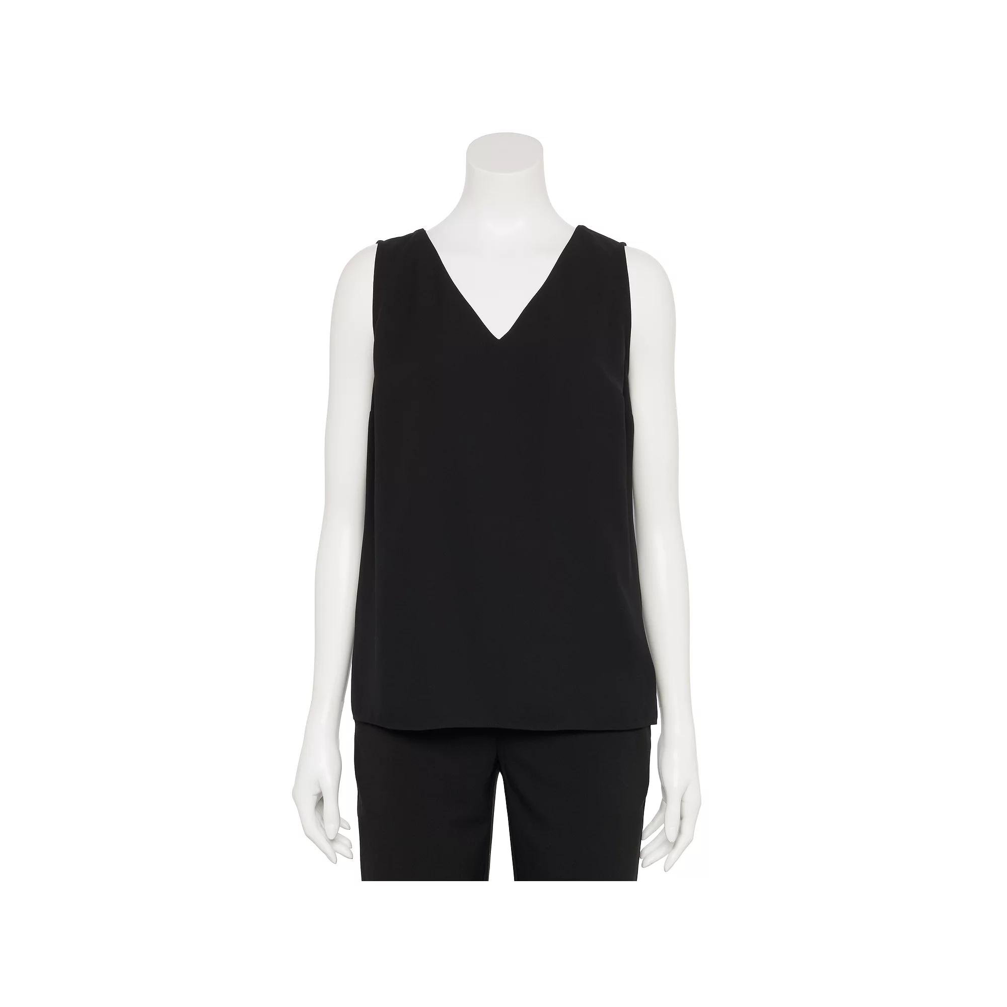 Women's Nine West Adaptive V-Neck Shell Tank Top,  Product Image