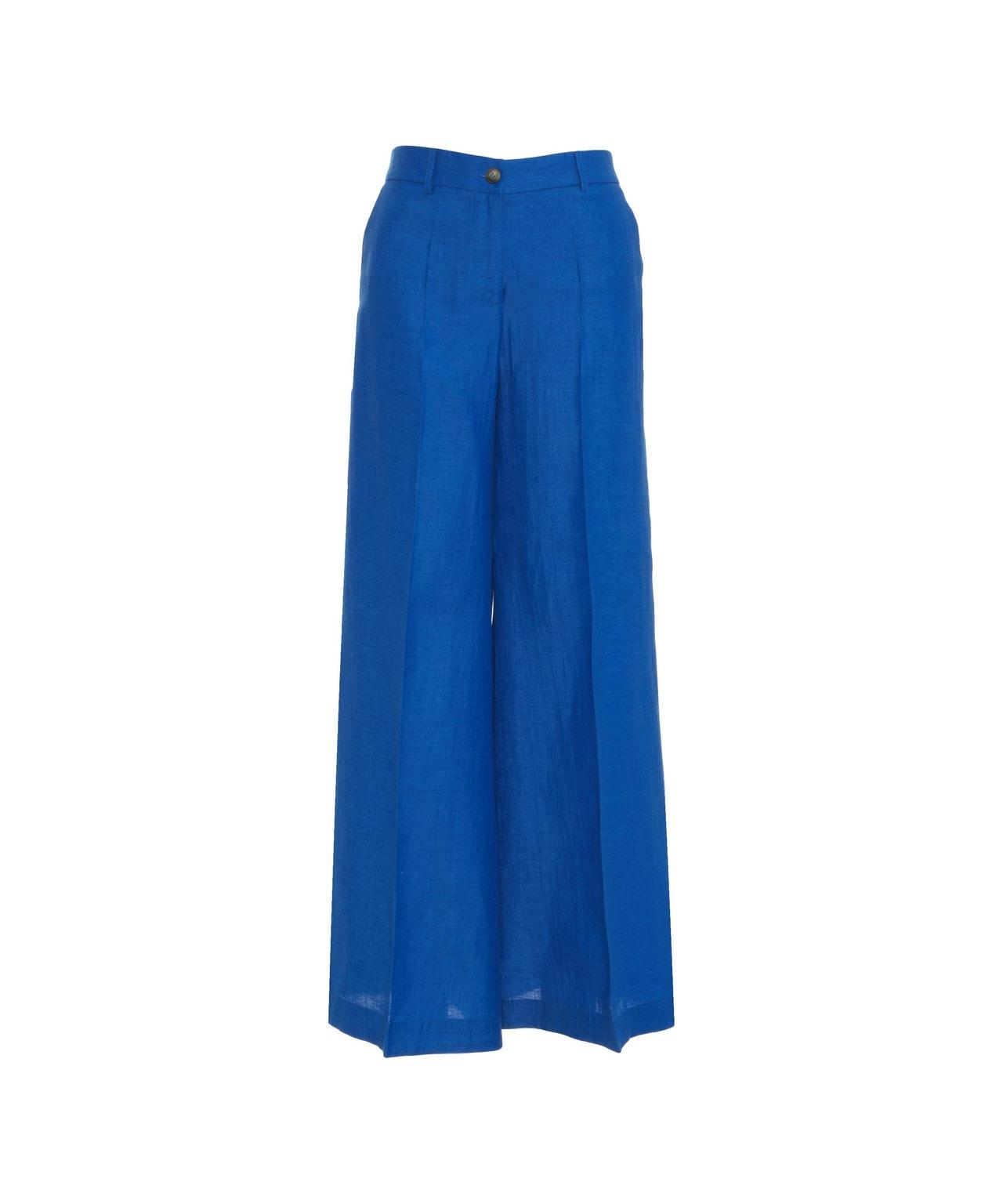 Wide leg pants in linen Product Image