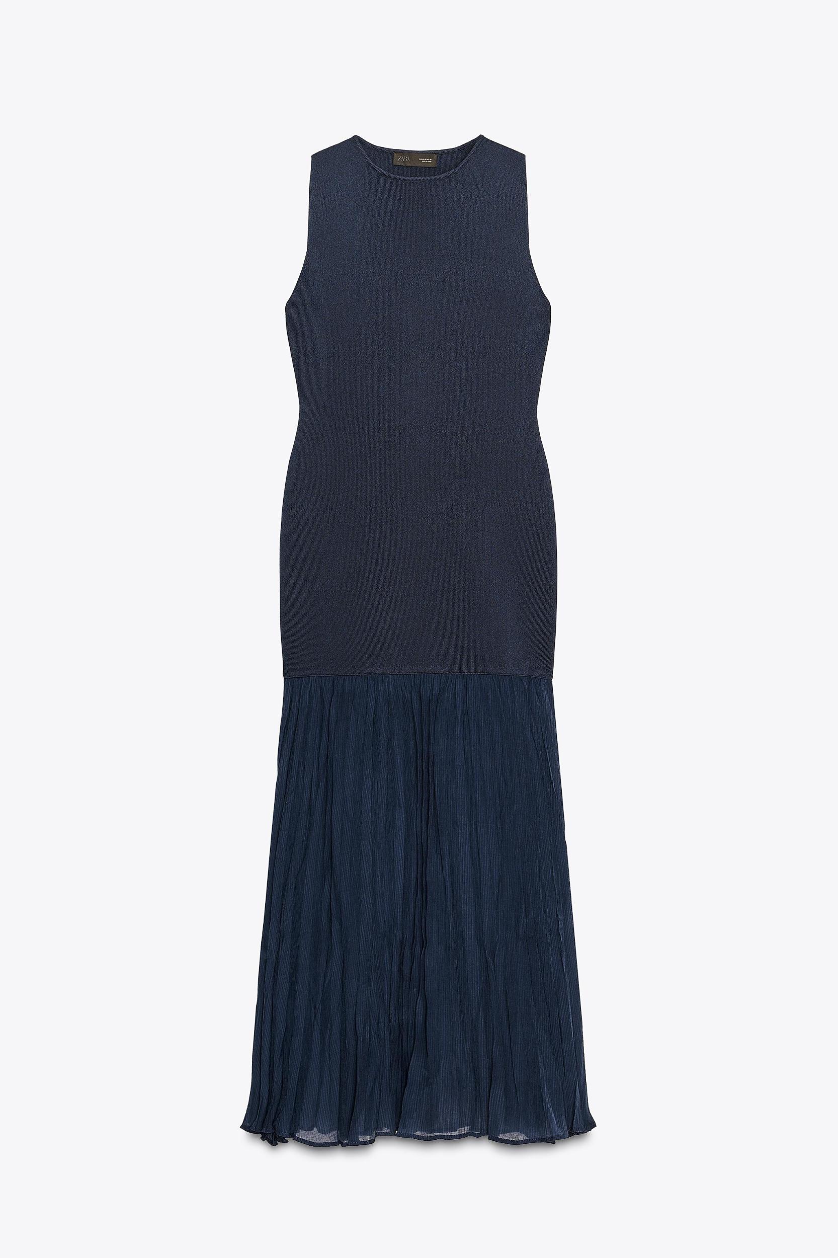 COMBINATION KNIT DRESS Product Image