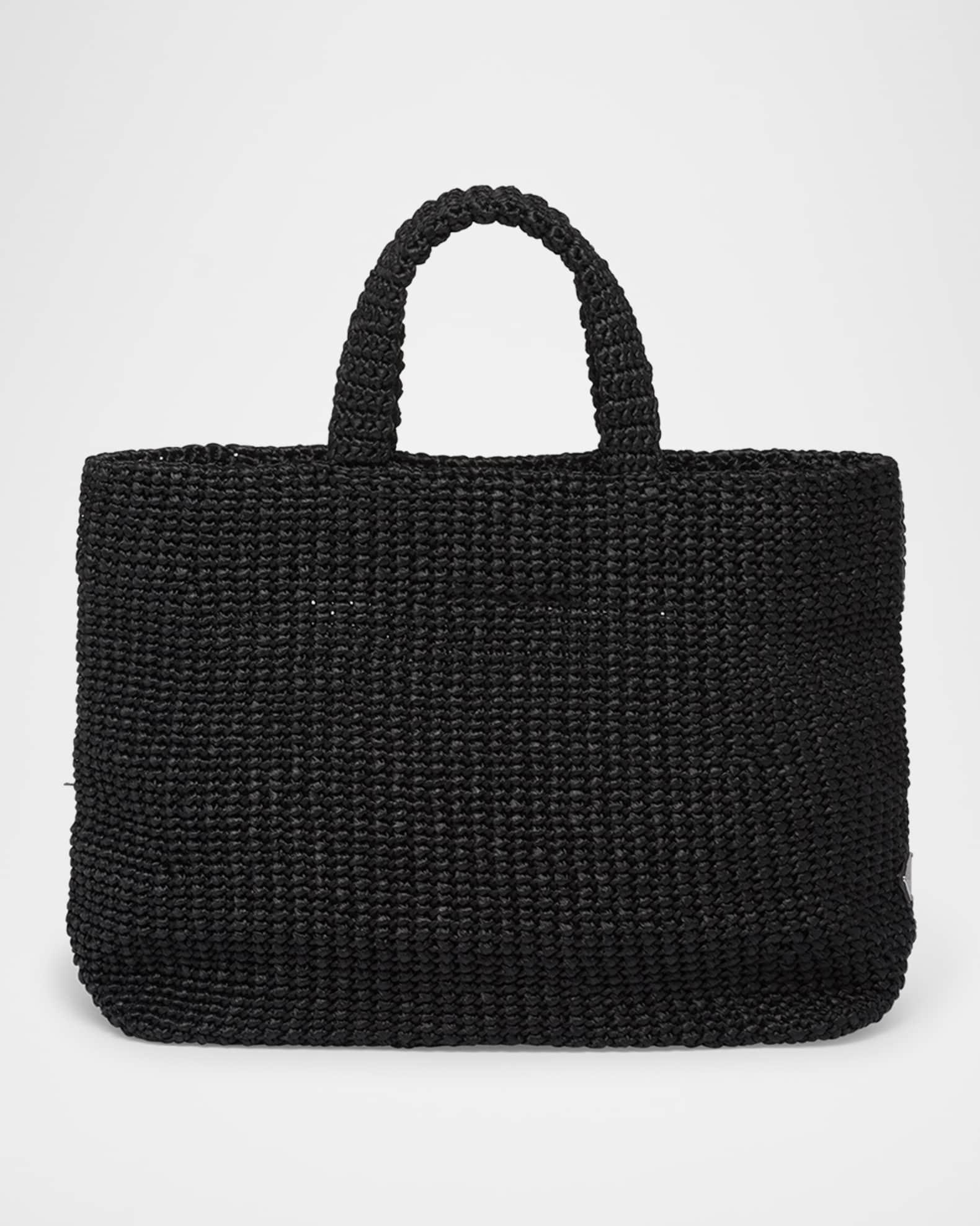 Logo Raffia Shoulder Bag Product Image