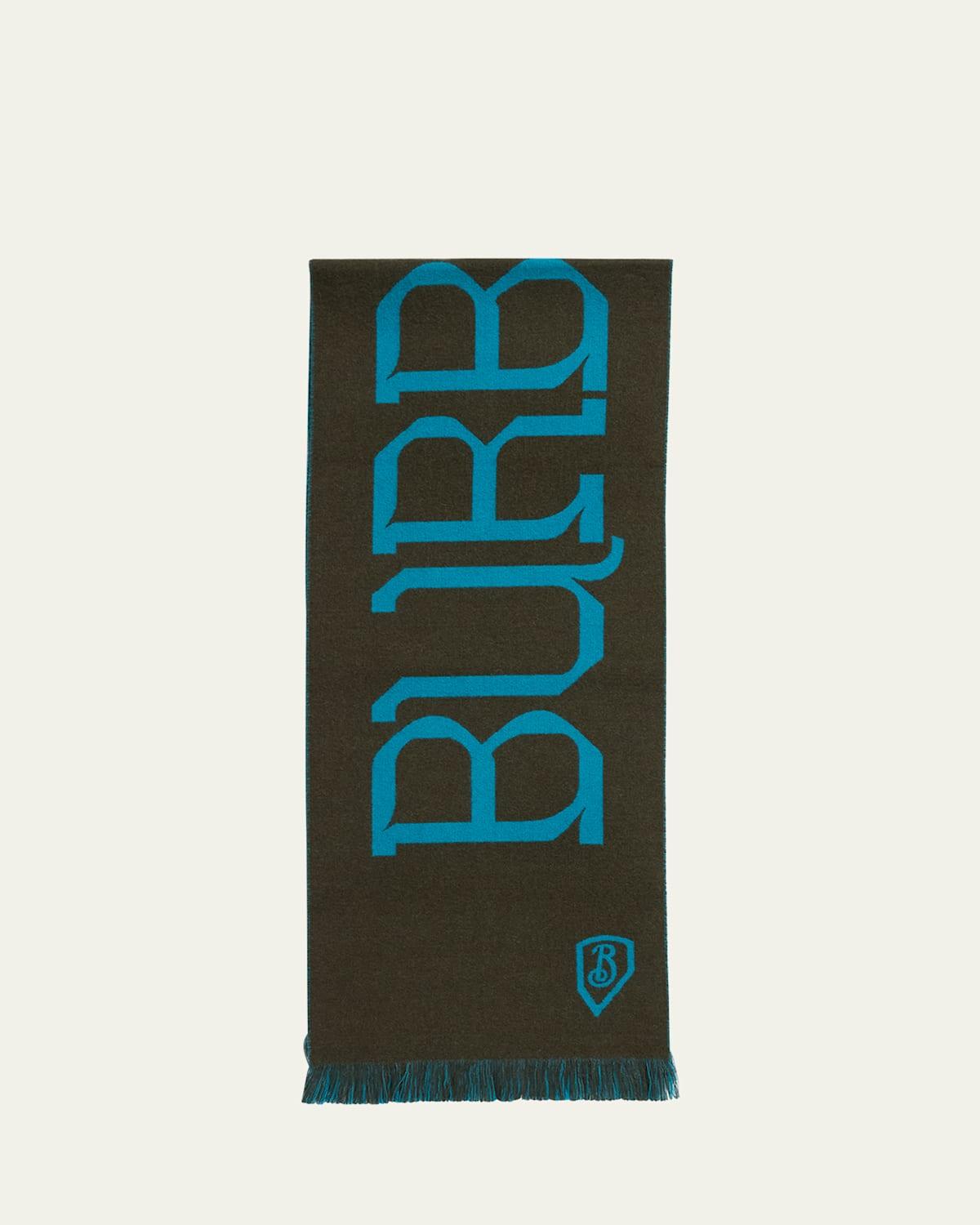 Men's Wool Logo Scarf Product Image
