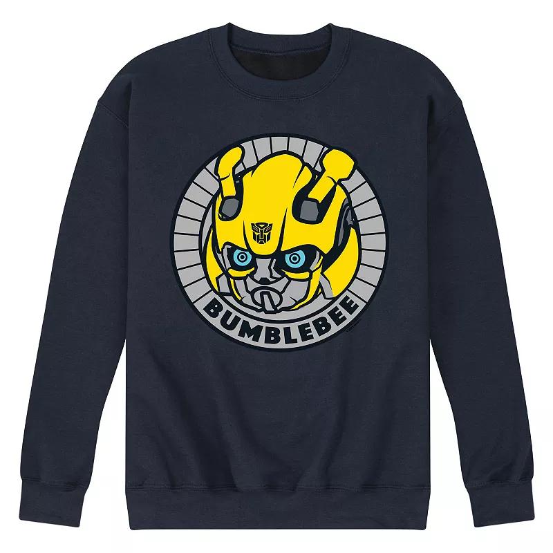 Men's Transformers Bumblebee Badge Fleece Sweatshirt,  Product Image