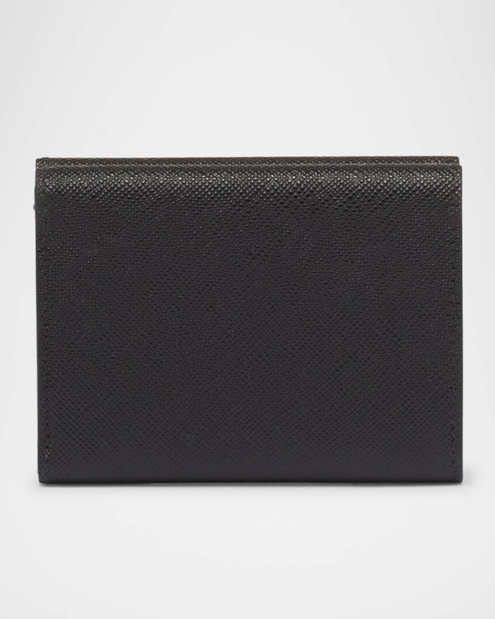 Men's Small Saffiano Leather Trifold Wallet Product Image