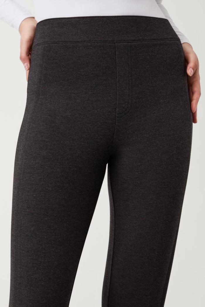 The Perfect Pant Slim Straight- Charcoal Heather Product Image