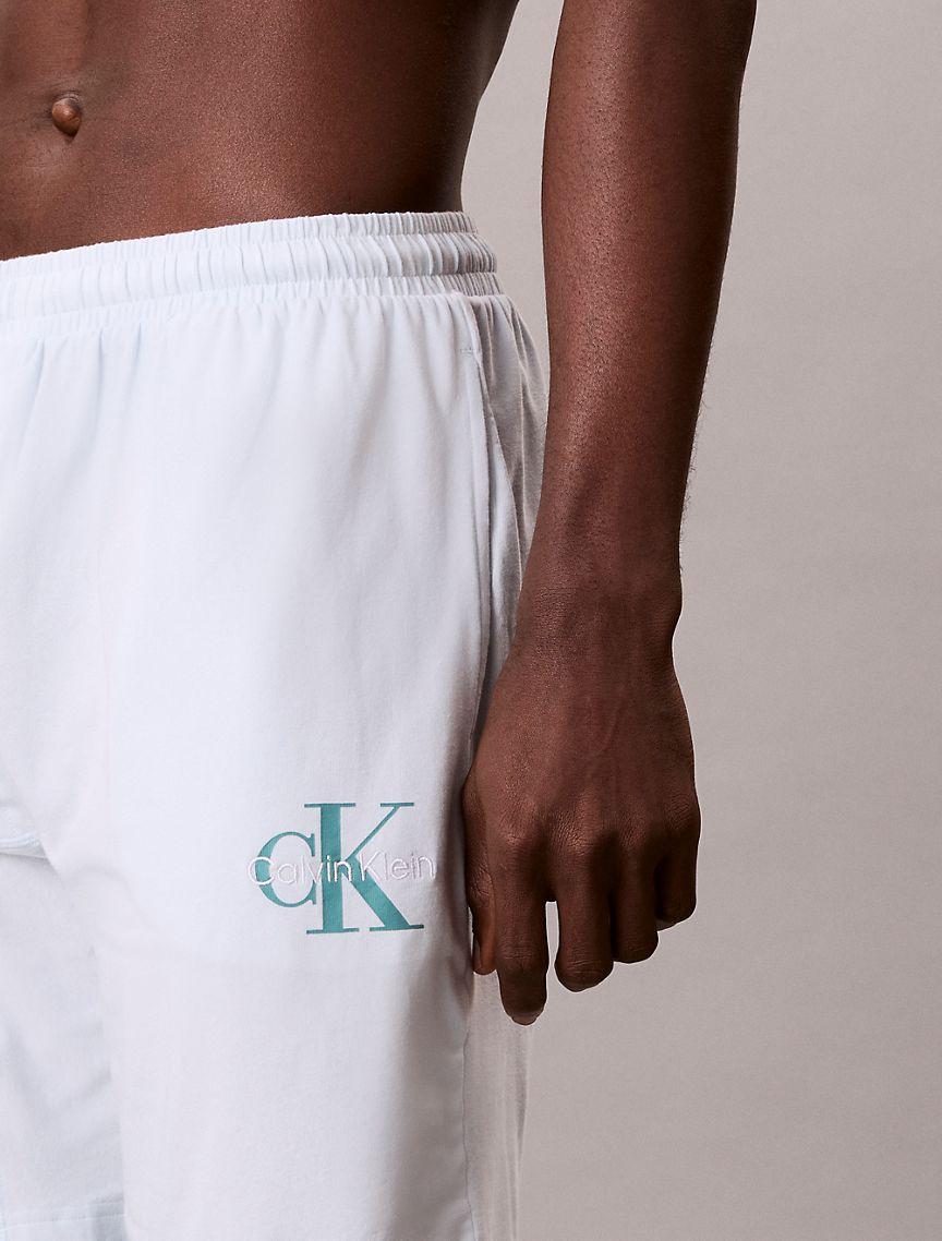 Icon Cotton Stretch Monologo Sleep Shorts Product Image