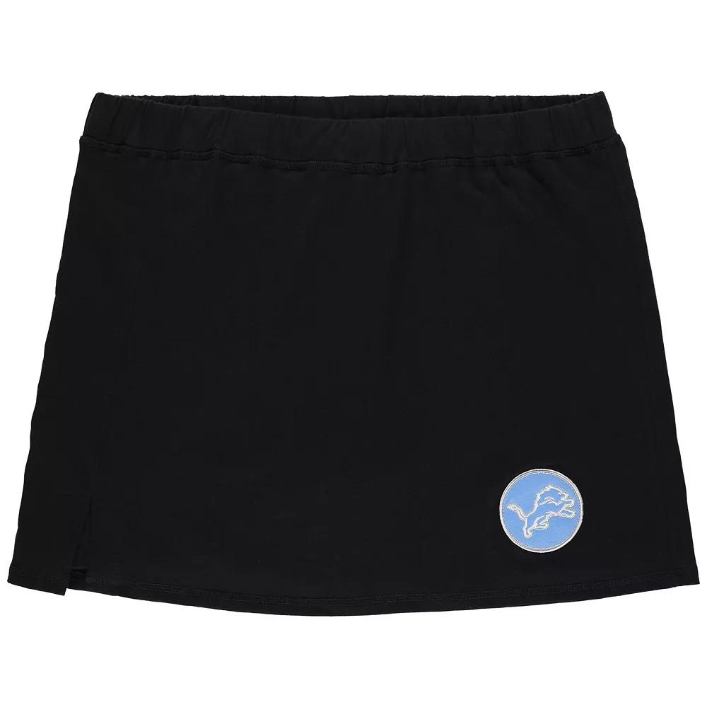 Women's Concepts Sport Black Detroit Lions Sport Skort,  Product Image