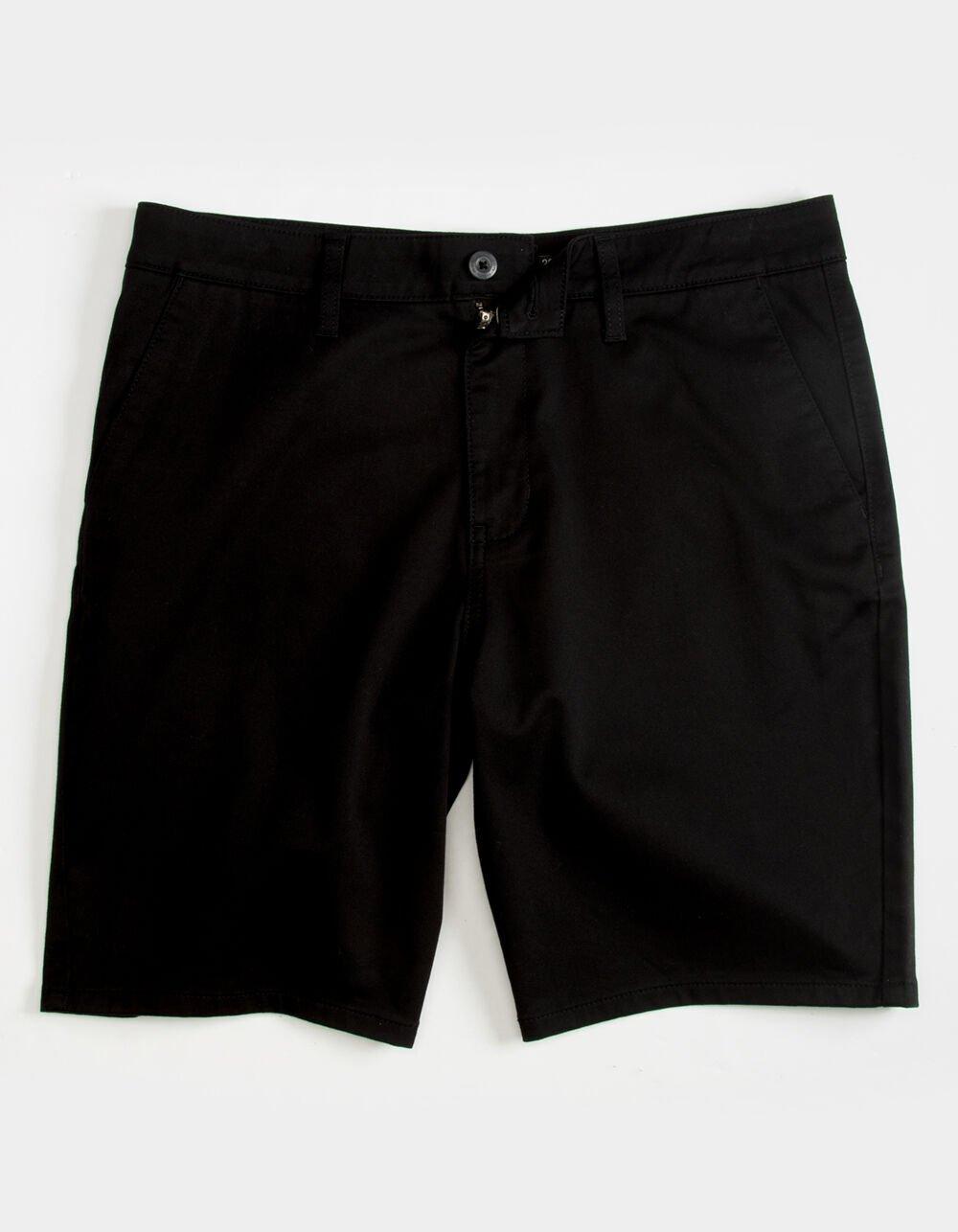 RSQ Mens Mid Length  9" Chino Shorts - BLACK Product Image