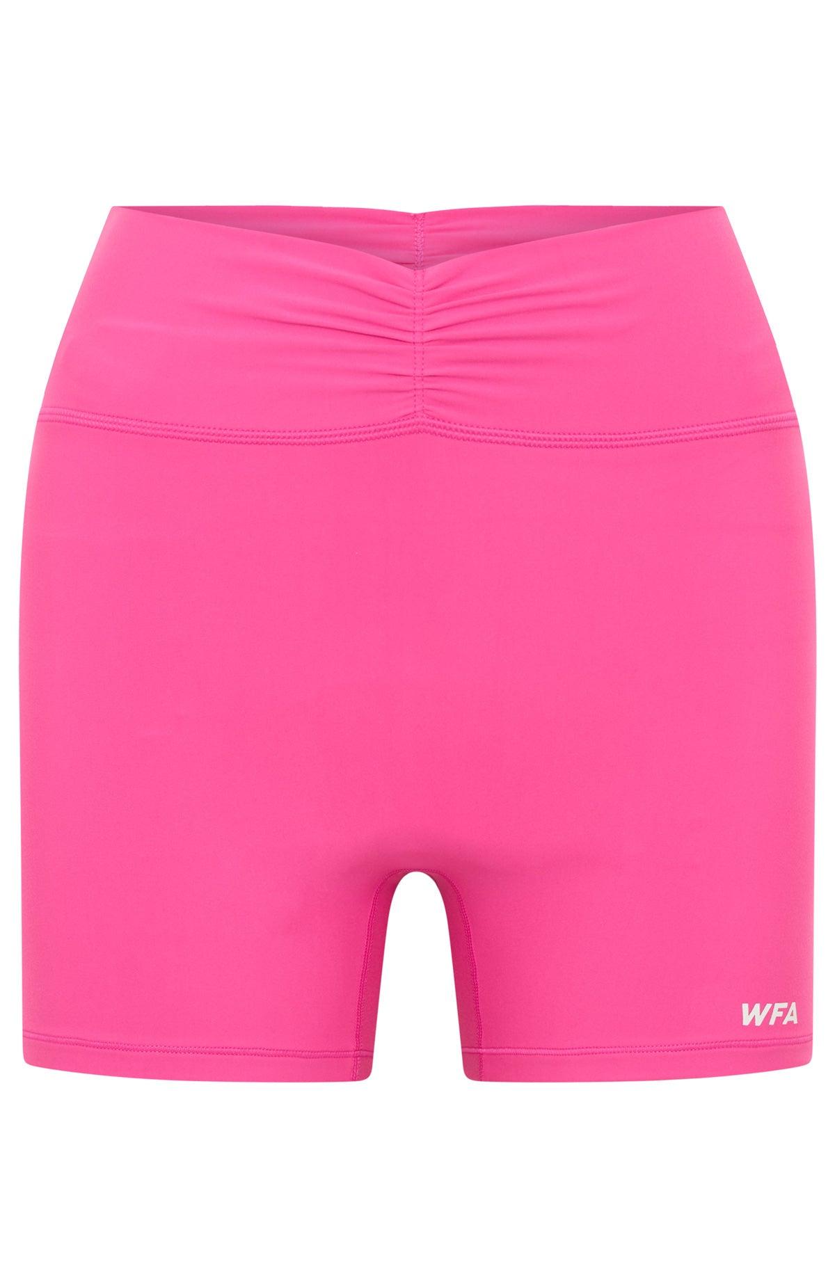 Radiate High Waisted Shorts Bubblegum Product Image