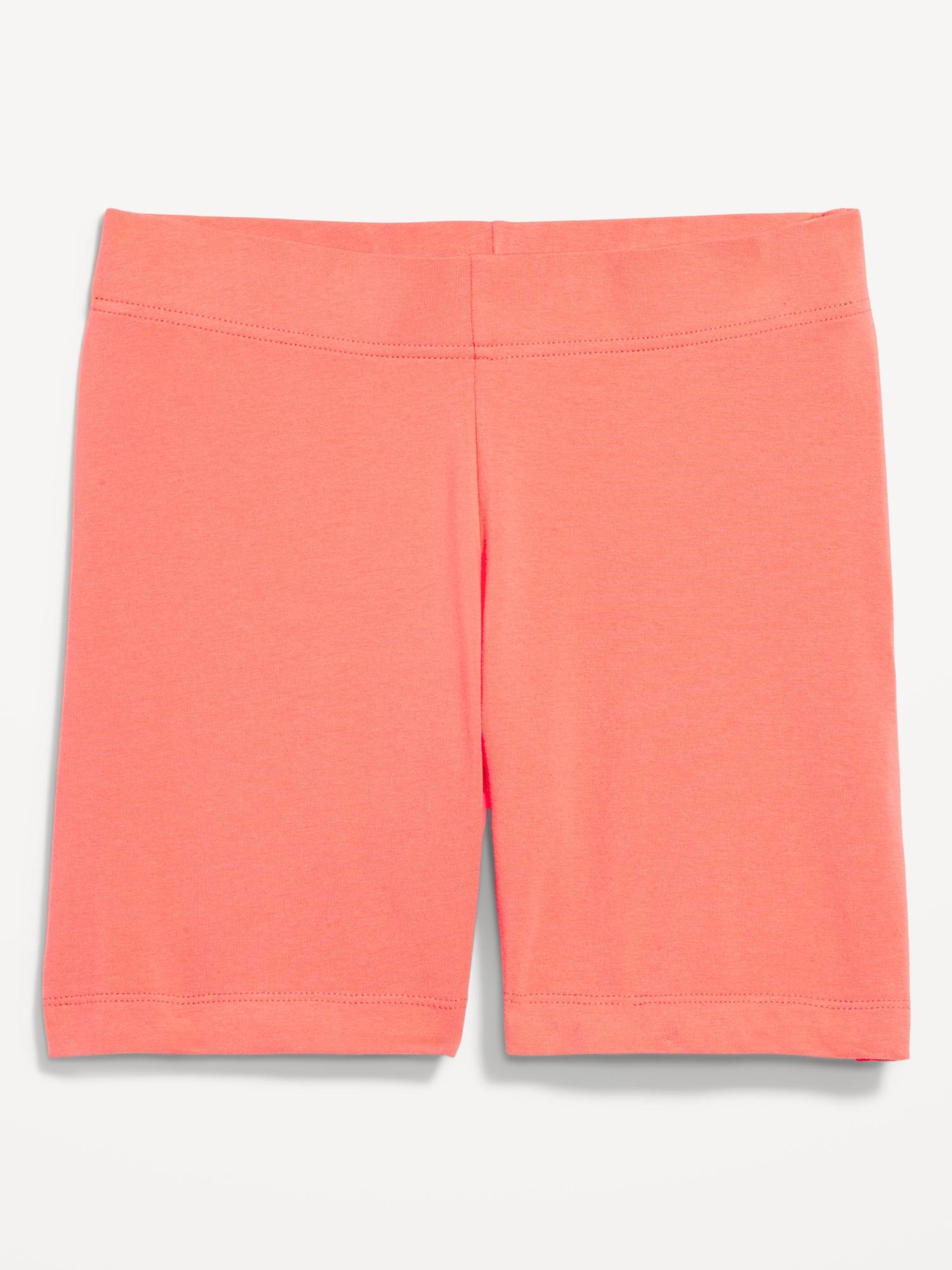High-Waisted Jersey Biker Shorts -- 6-inch inseam Product Image