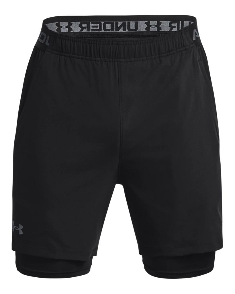 Under Armour Mens Under Armour Vanish Woven Shorts With Heat Gear - Mens Black/Black/Pitch Grey Product Image