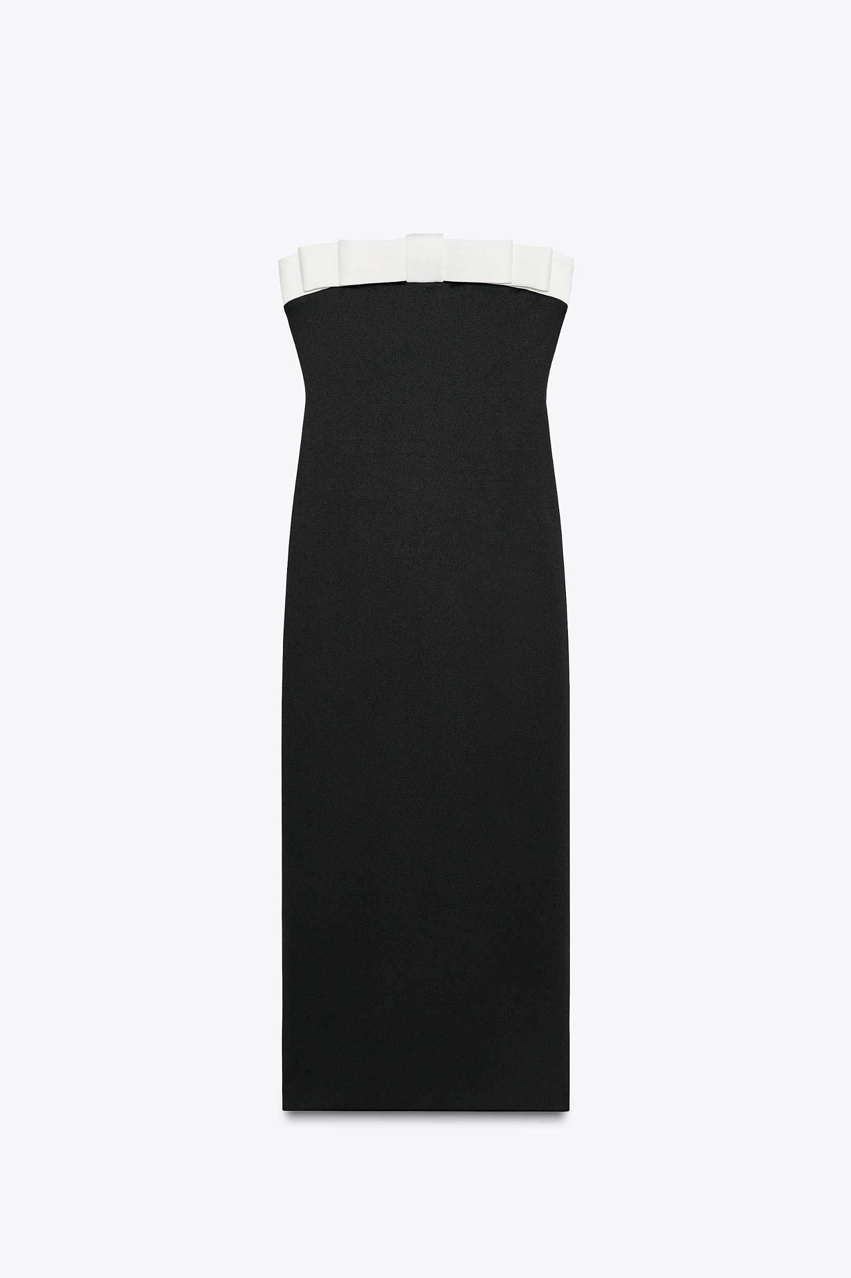 STRAPLESS BOW DRESS Product Image