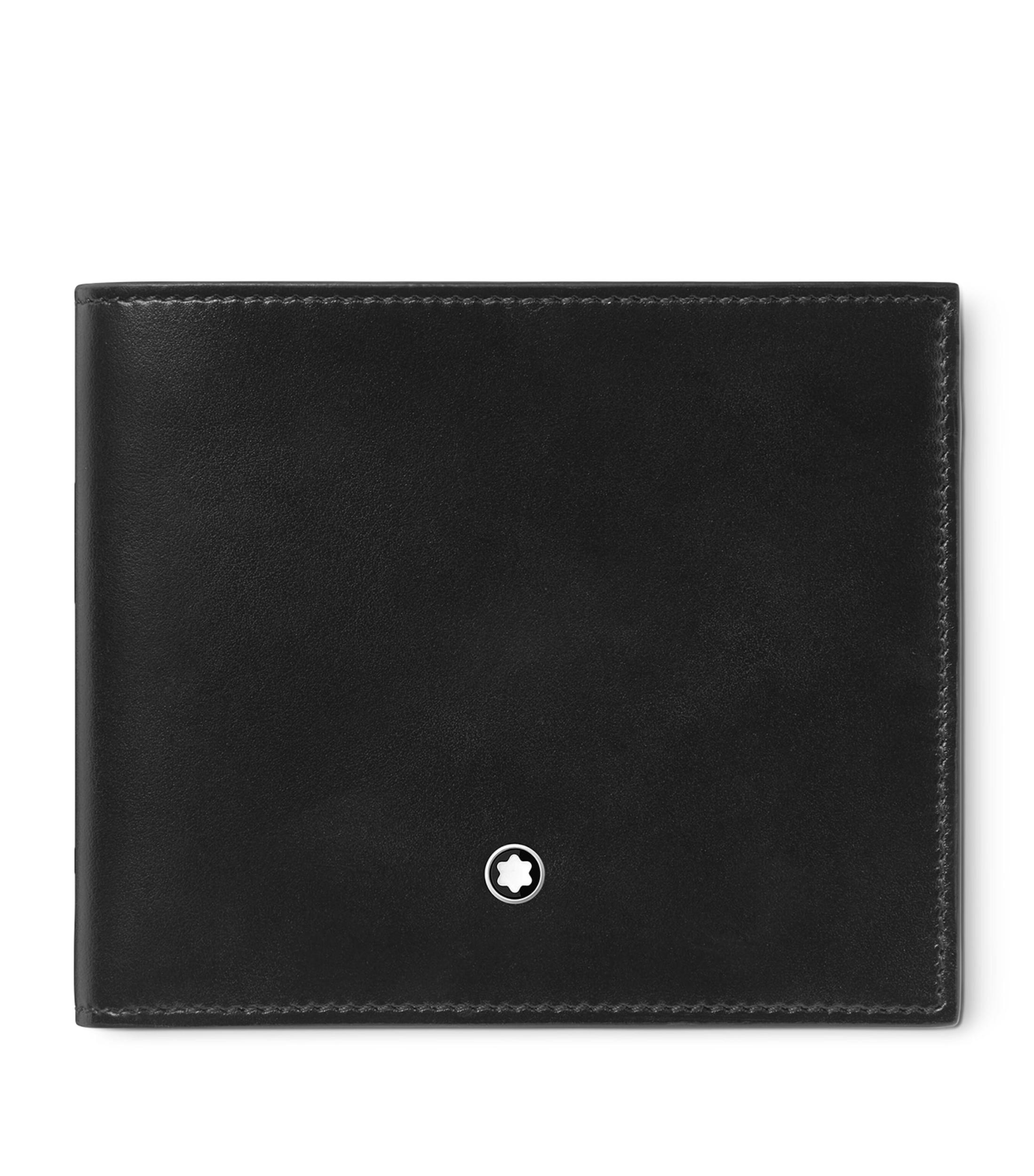 MONTBLANC Meisterstuck 6cc Leather Wallet In Black Product Image