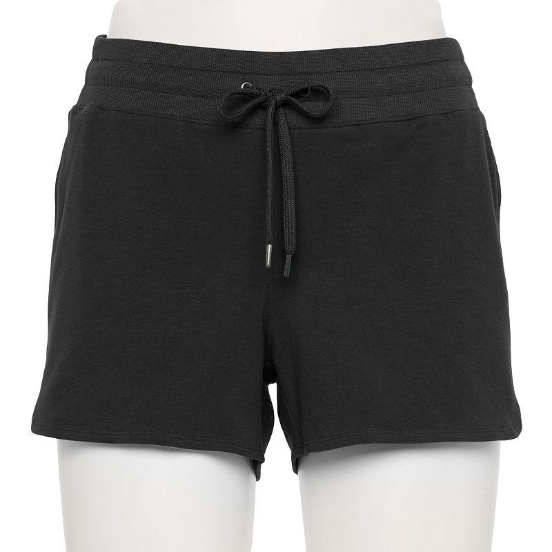 Women's Tek Gear® Essential Drawstring Shorts, Size: XXL, Black Product Image