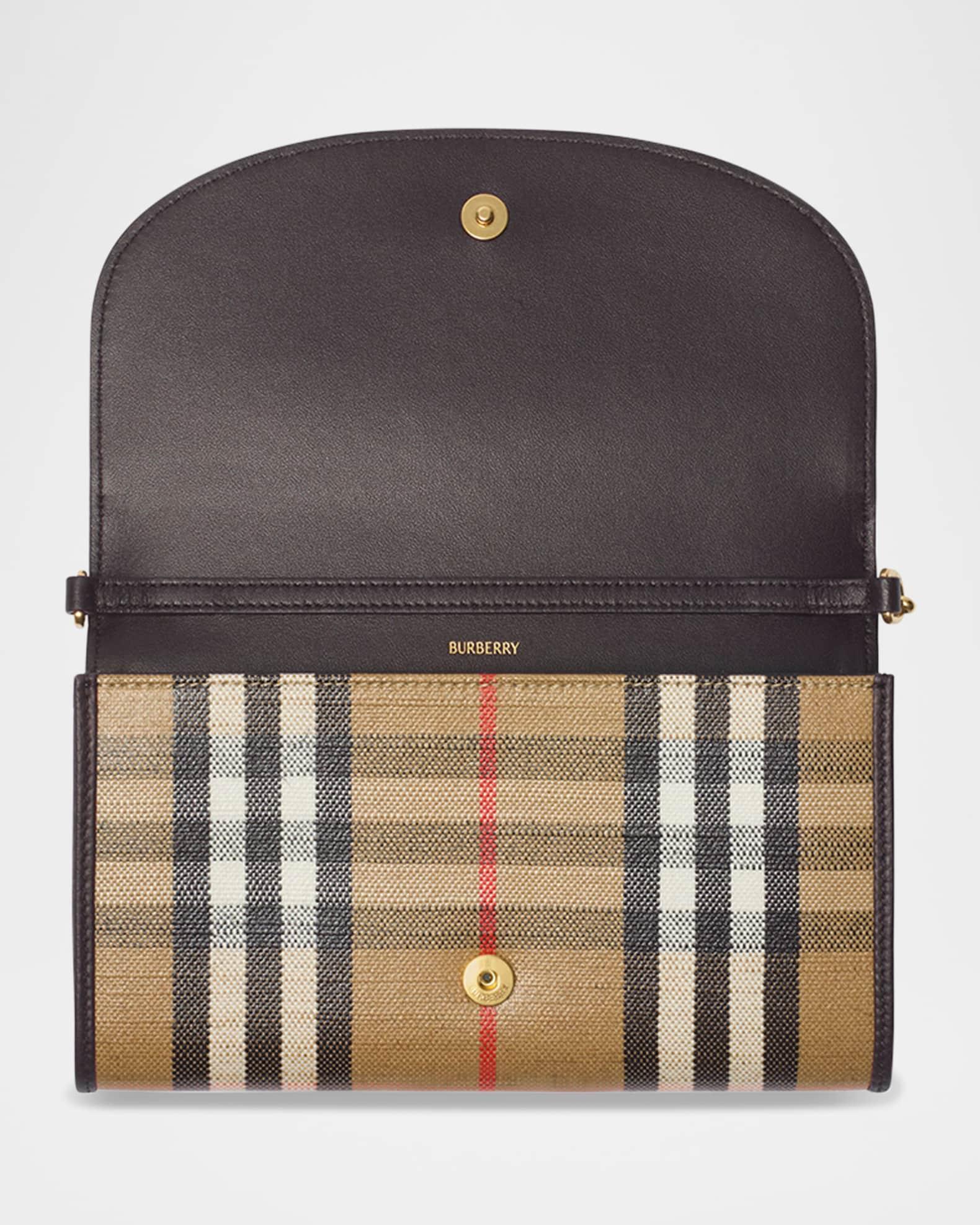 Highlands Check Flap Continental Wallet on Chain Product Image