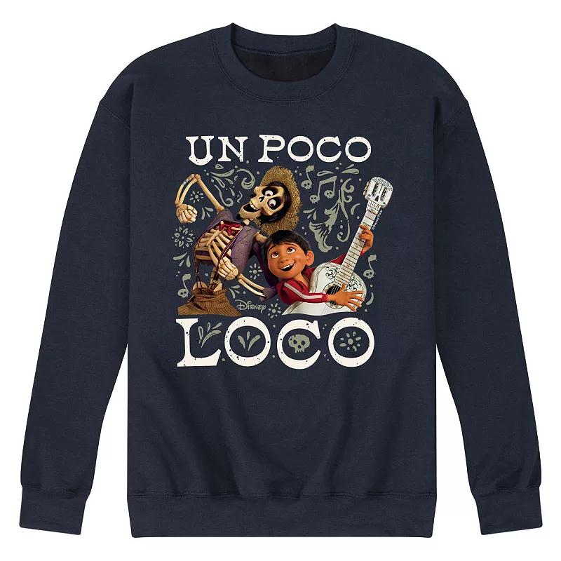 Disney / Pixar's Coco Men's Un Poco Loco Fleece Sweatshirt,  Product Image