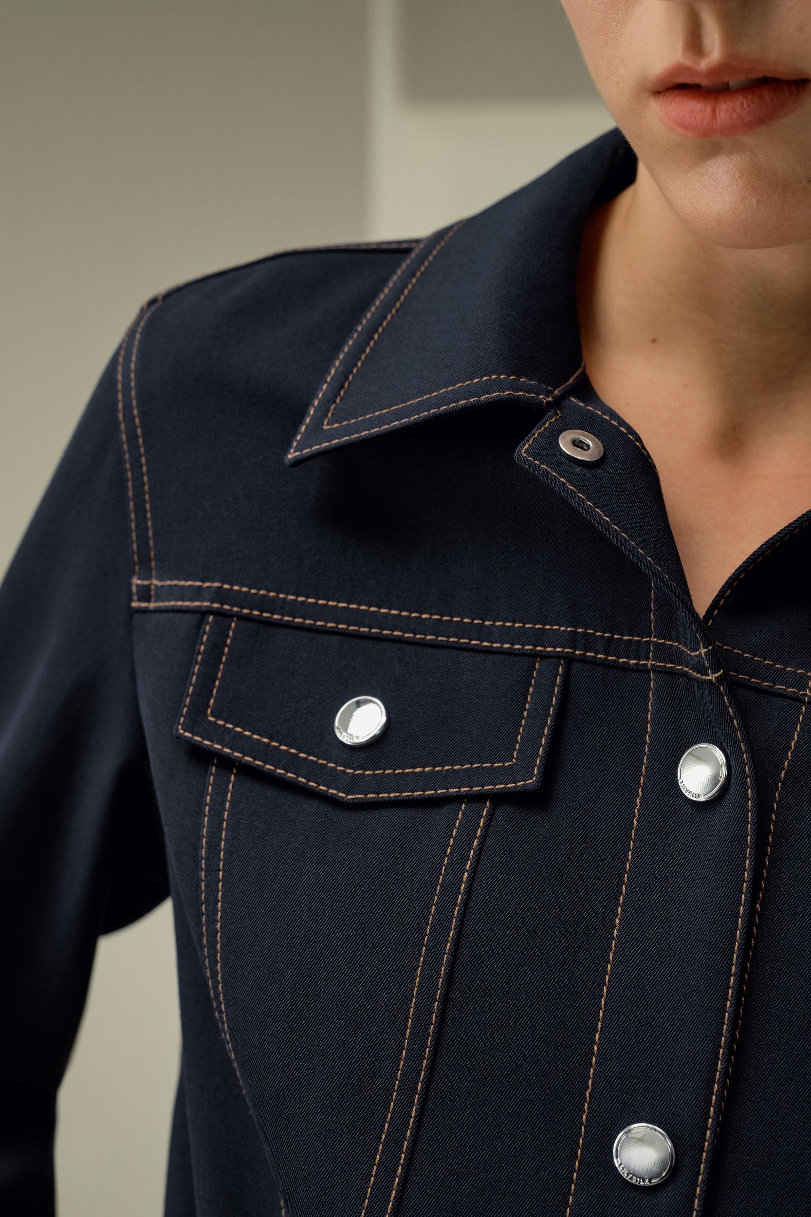 LSxES Denim-Inspired Wool Jacket Product Image
