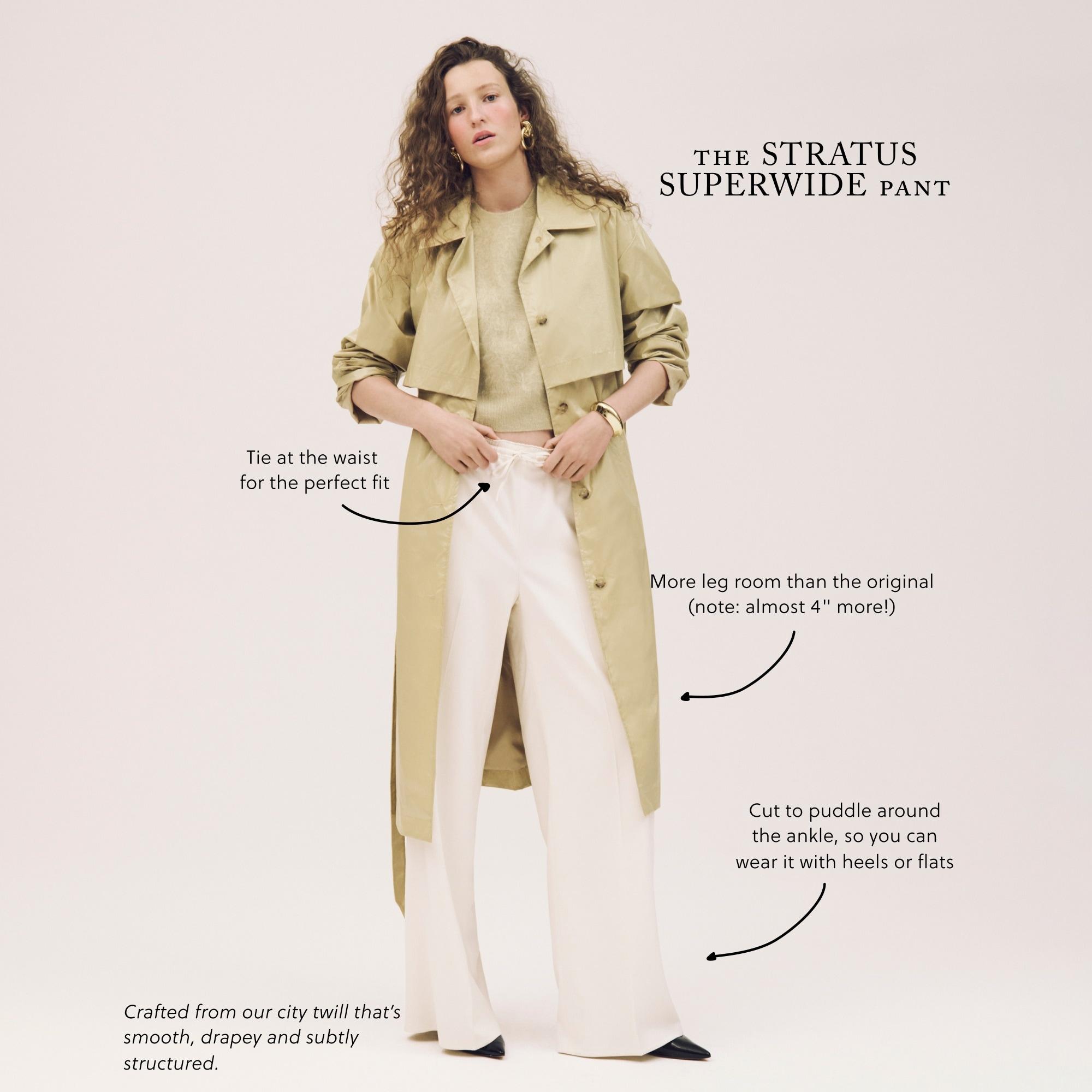 Superwide Stratus pant in city twill Product Image