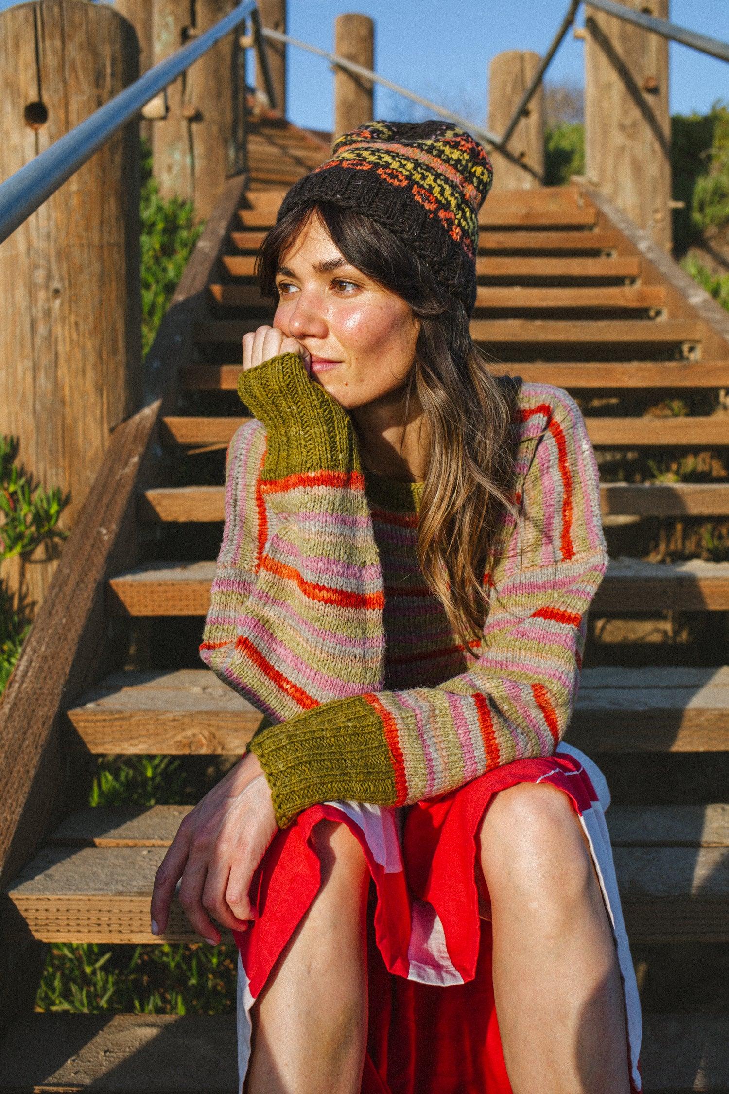 The Red-Striped Pull-Over Product Image