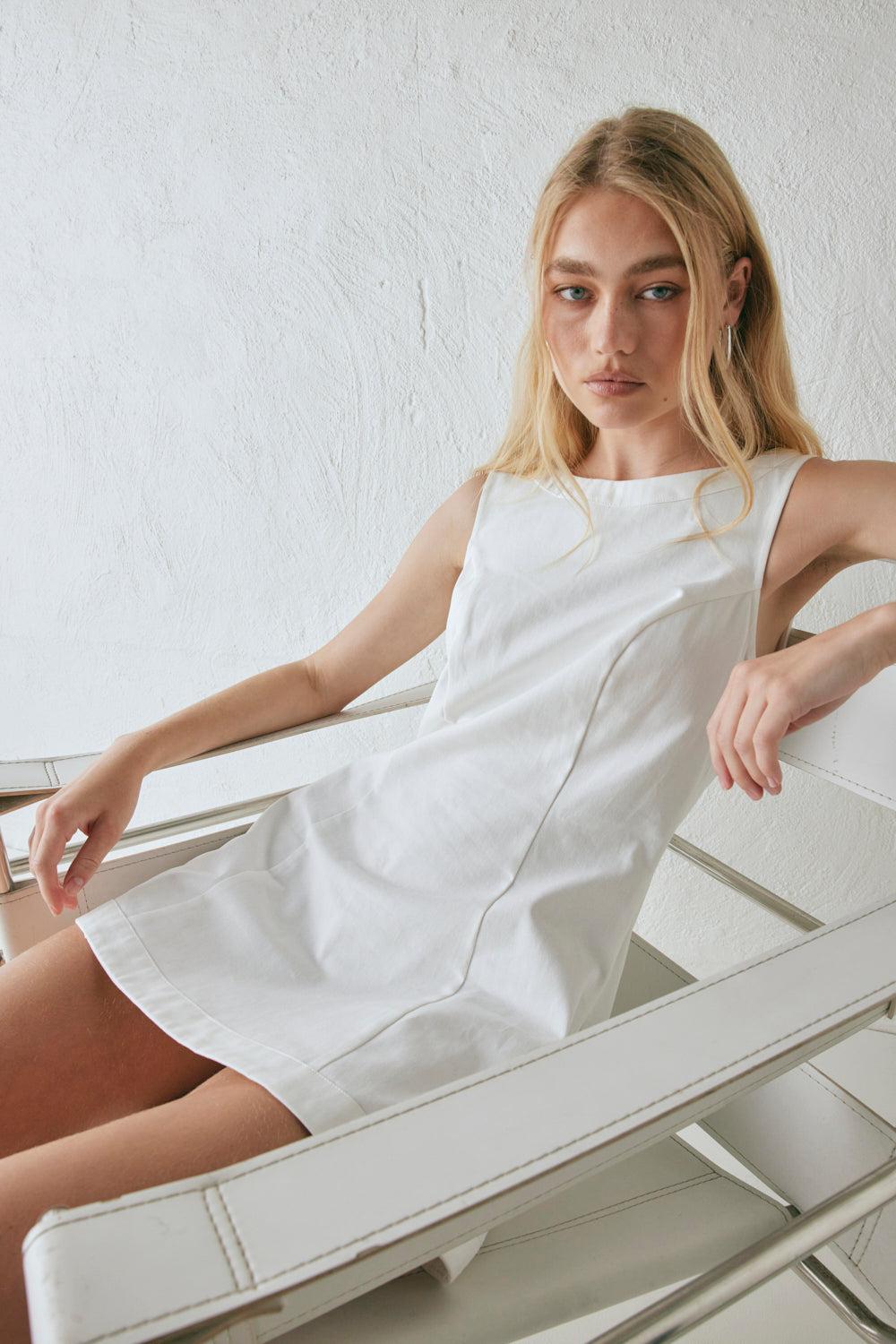 Lulu Mini Dress White Product Image