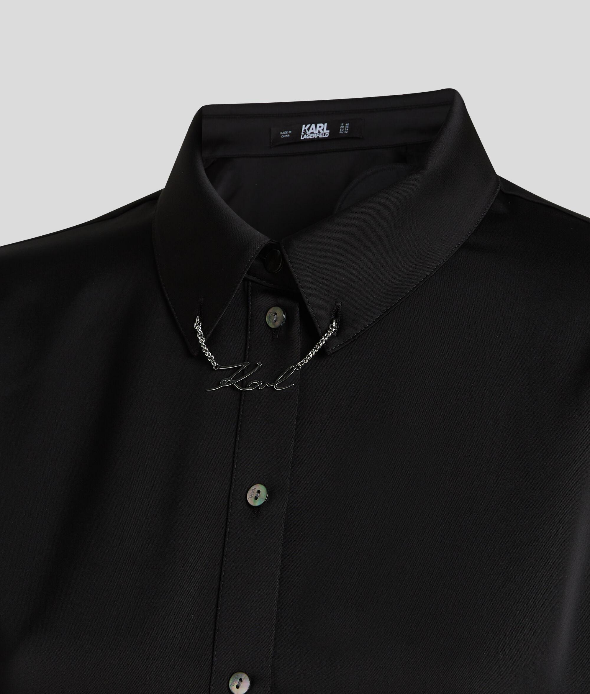 SIGNATURE SATIN SHIRT DRESS Product Image