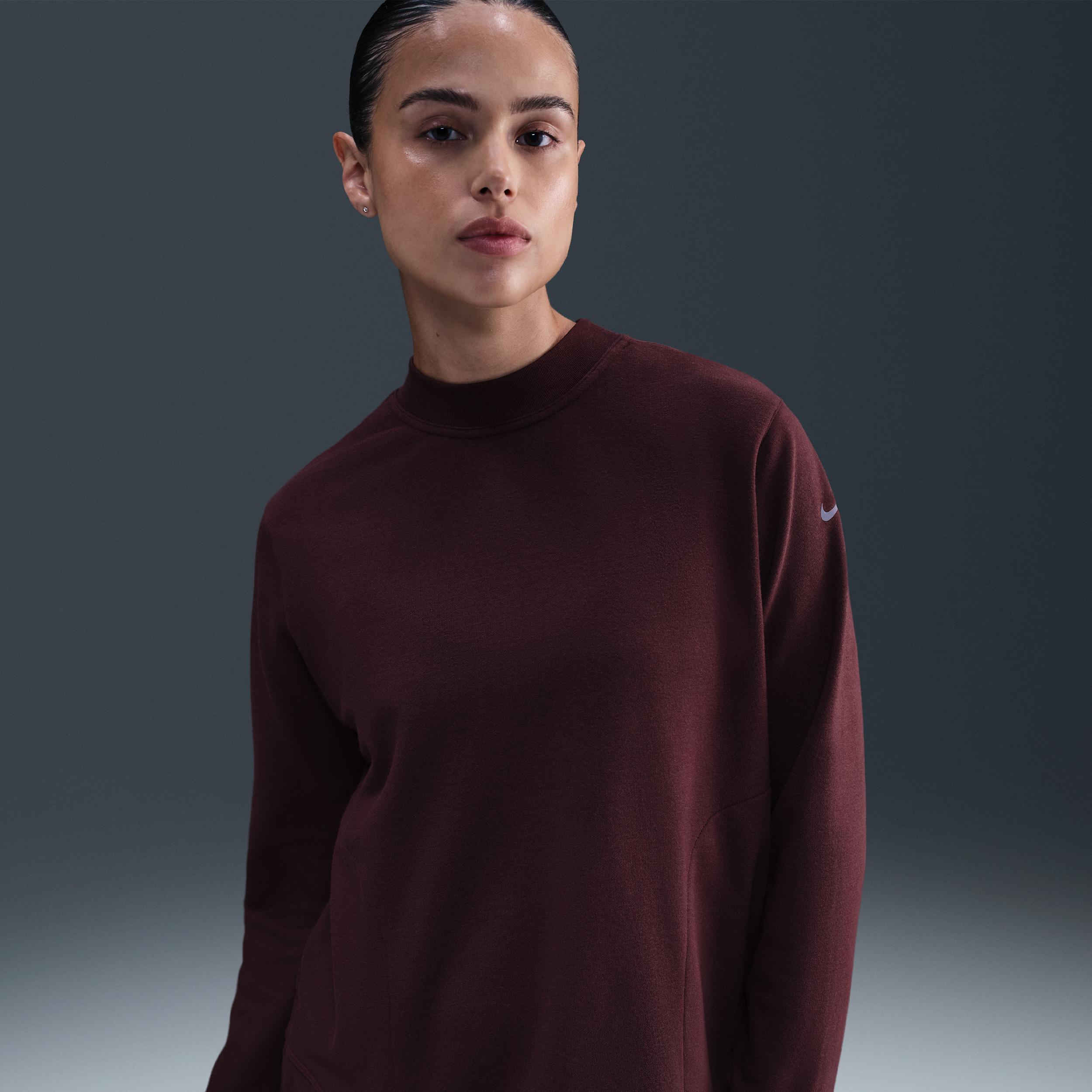 Nike Womens (M) One Reversible French Terry Pullover Top (Maternity) | FZ0452-652 Product Image