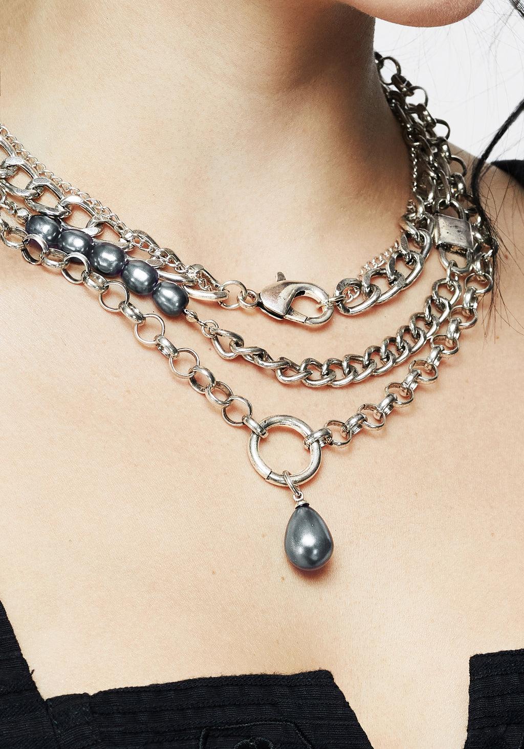 Leila Pearl Layered Necklace Product Image