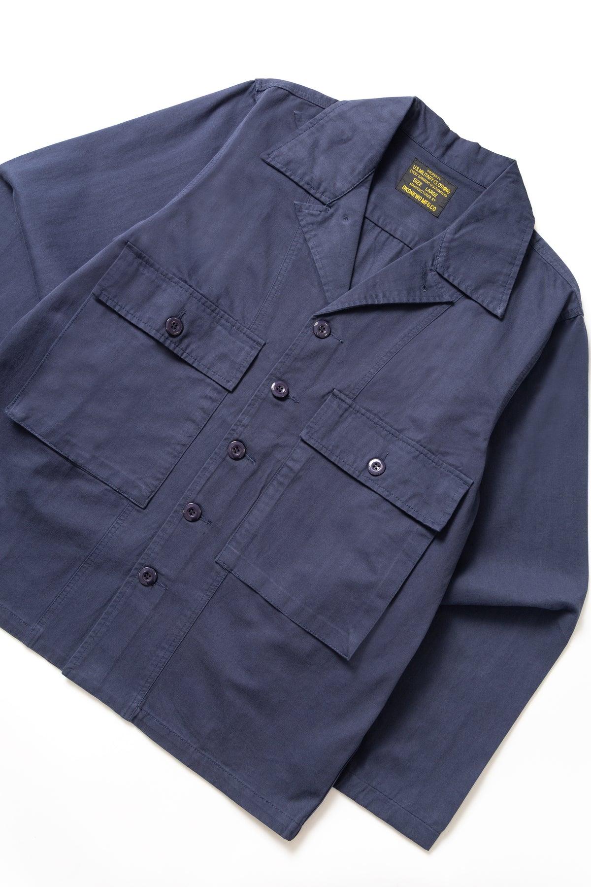 Okonkwo MFG - Cuban HBT Overshirt - Navy Product Image
