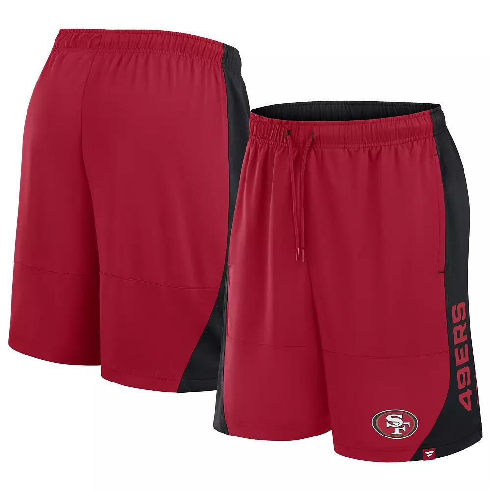 Men's Fanatics Scarlet San Francisco 49ers No Defense Shorts,  Product Image