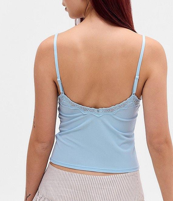 BDG Urban Outfitters Adore Lace Trim Knit Tank Top Product Image