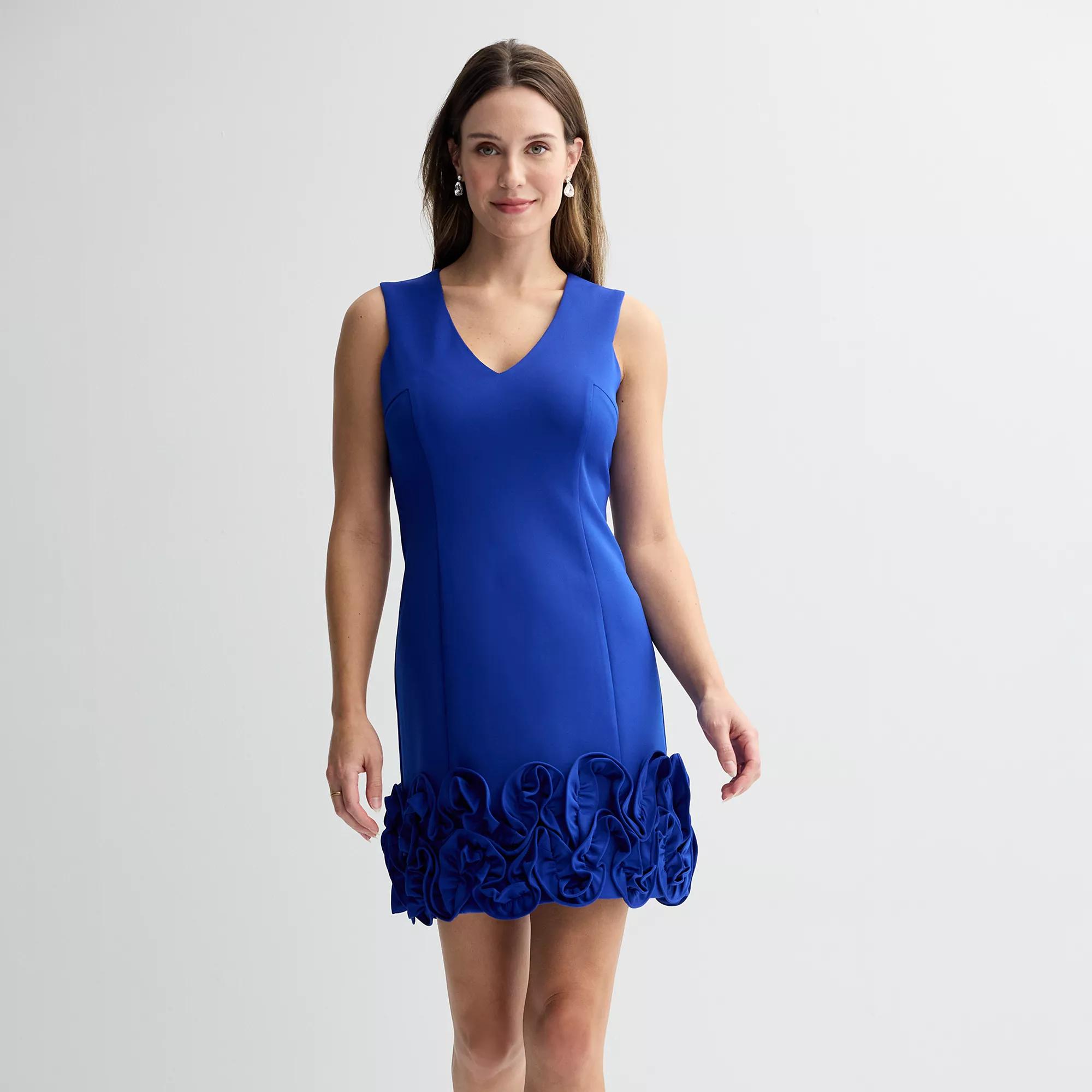 Women's Donna Ricco Sleeveless Mini Dress,  Product Image
