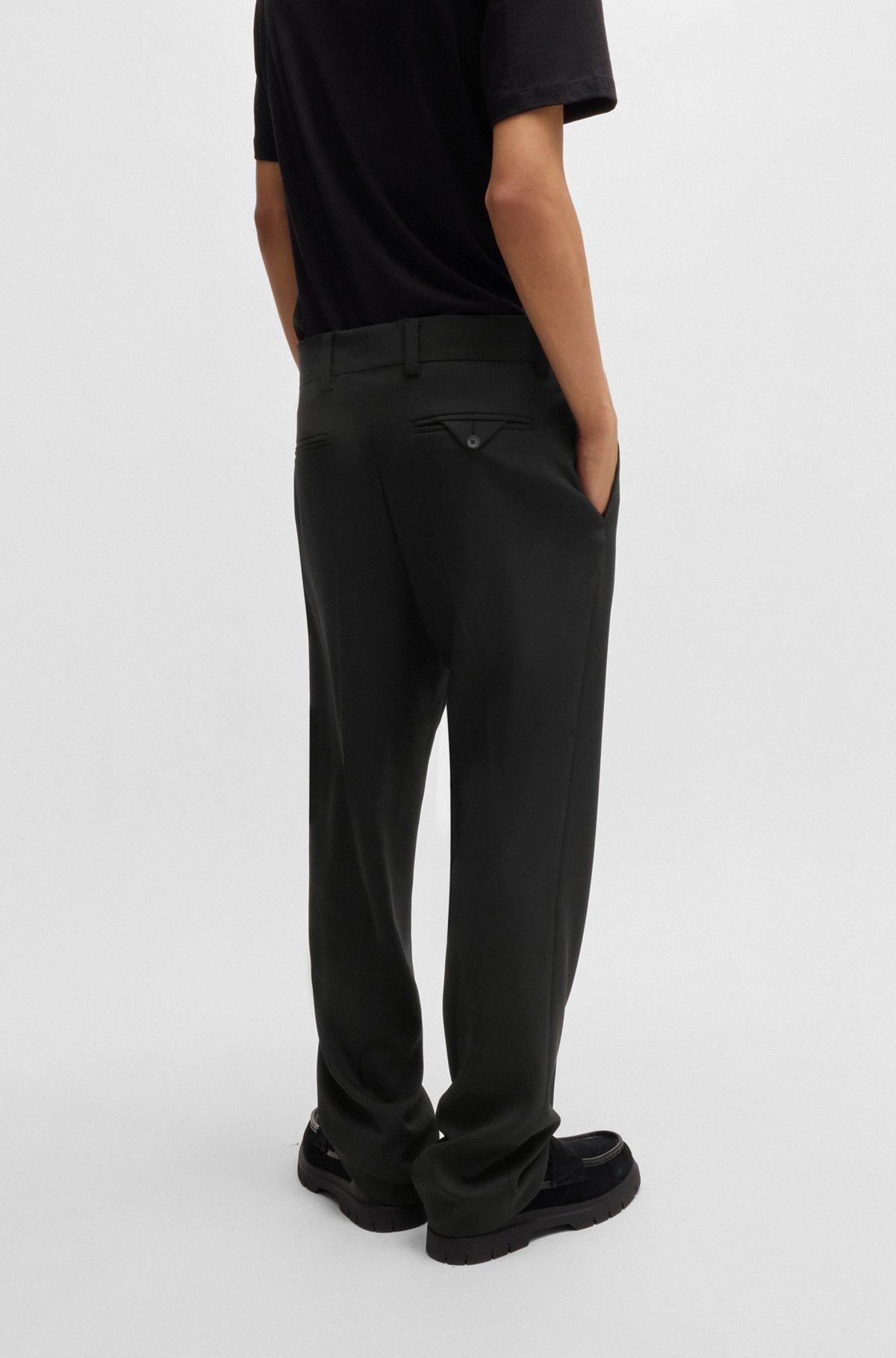 Modern-fit trousers in stretch twill with front crease Product Image