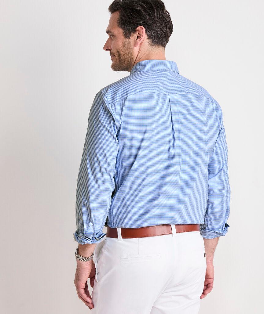 Tradewind Check Performance Cotton Shirt Product Image