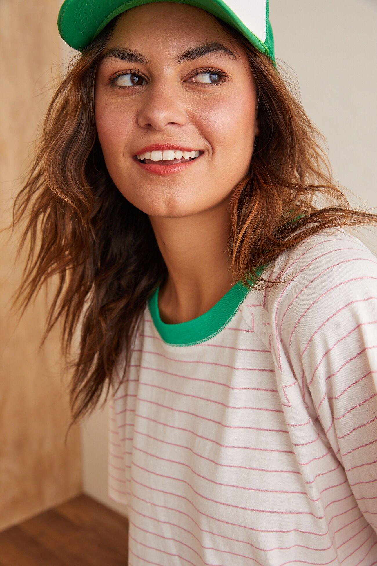 Reset Striped Boxy Tee Product Image