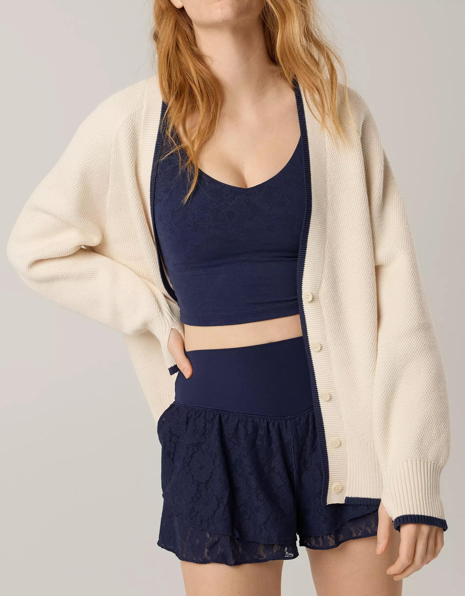 OFFLINE By Aerie Tennis Cardigan Product Image
