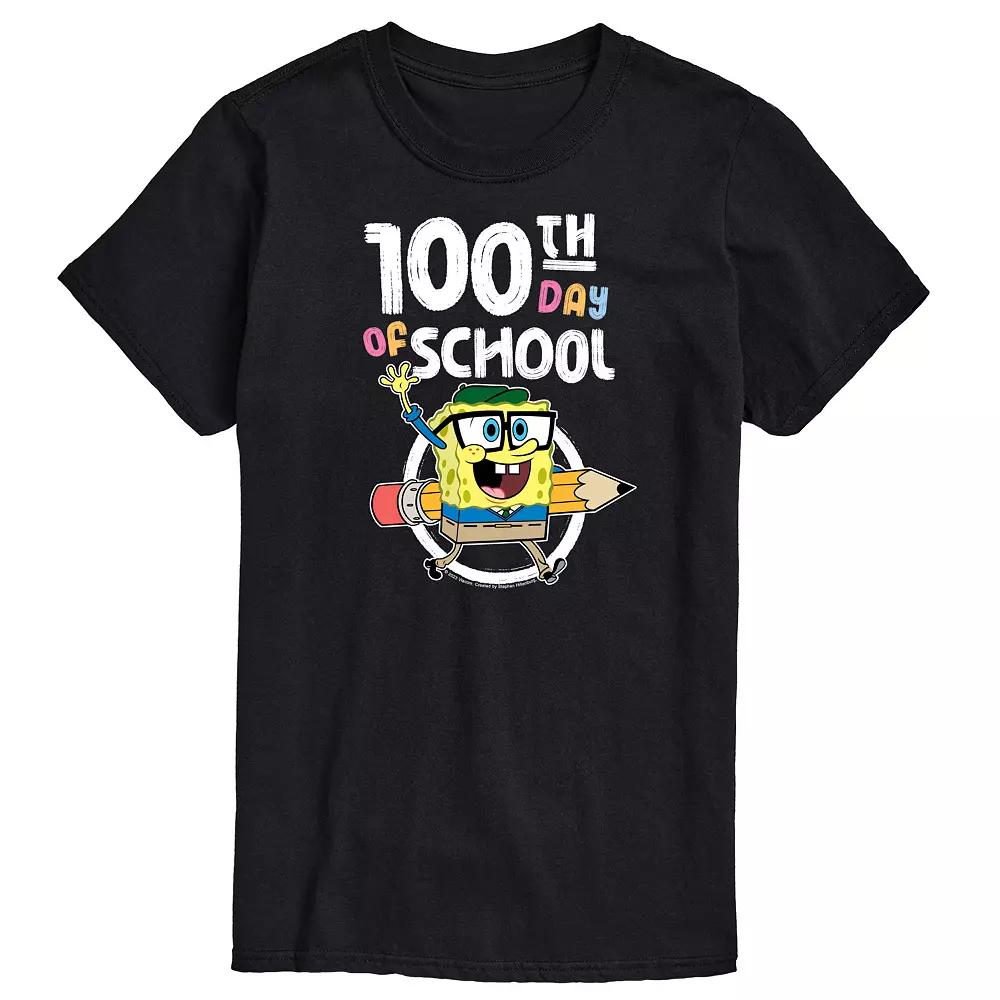 Men's SpongeBob SquarePants 100th Day Graphic Tee,  Product Image