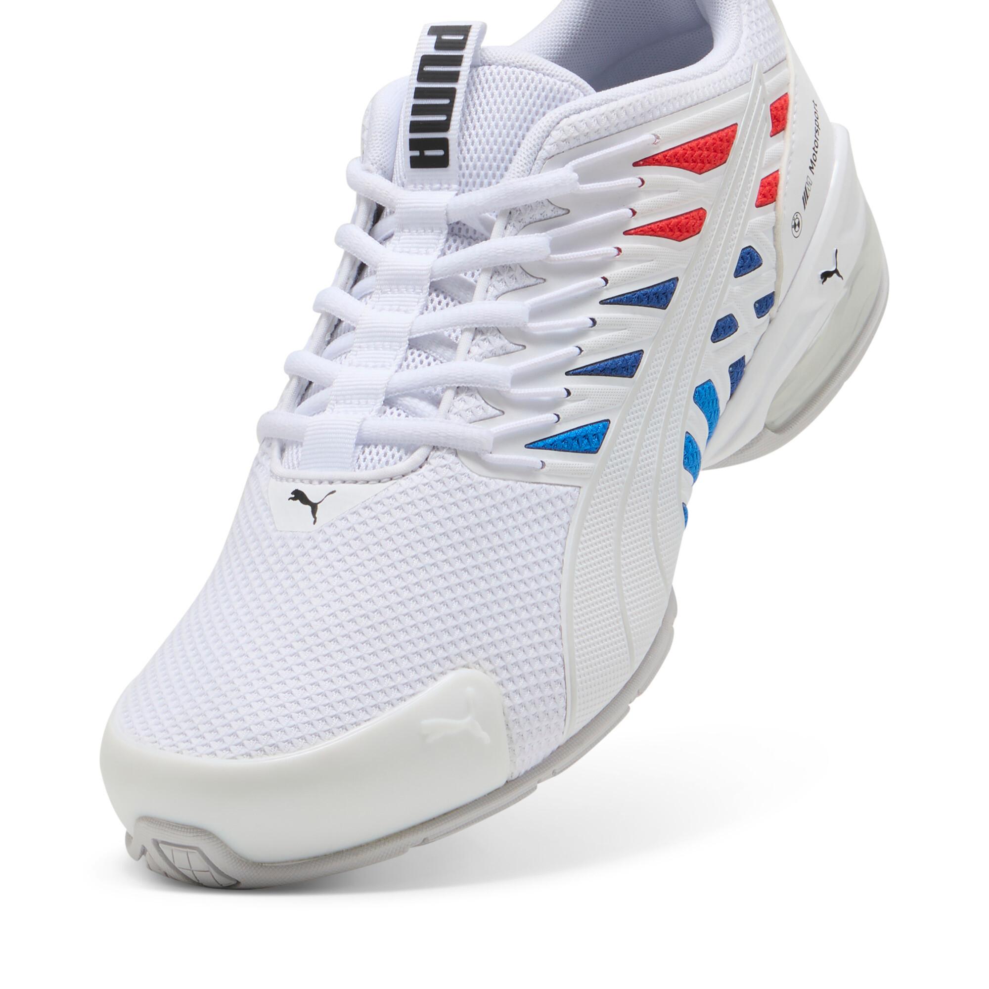 PUMA BMW M Motorsport Voltaic Evo Men's Motorsport Shoes in White/Black Product Image