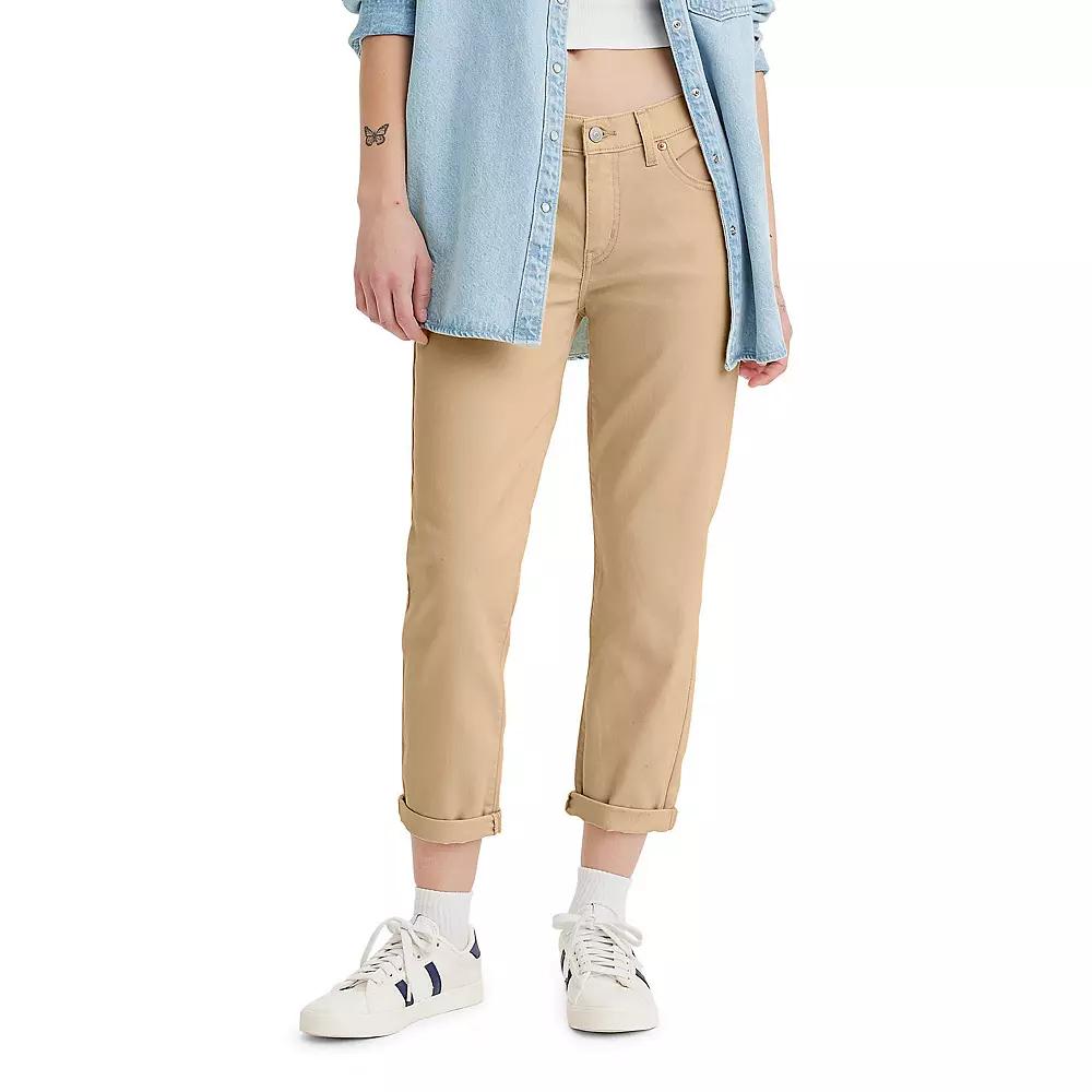 Women's Levi's® Boyfriend Jeans, Size: 31(US 12)Medium, Unbasic Green Twill Product Image