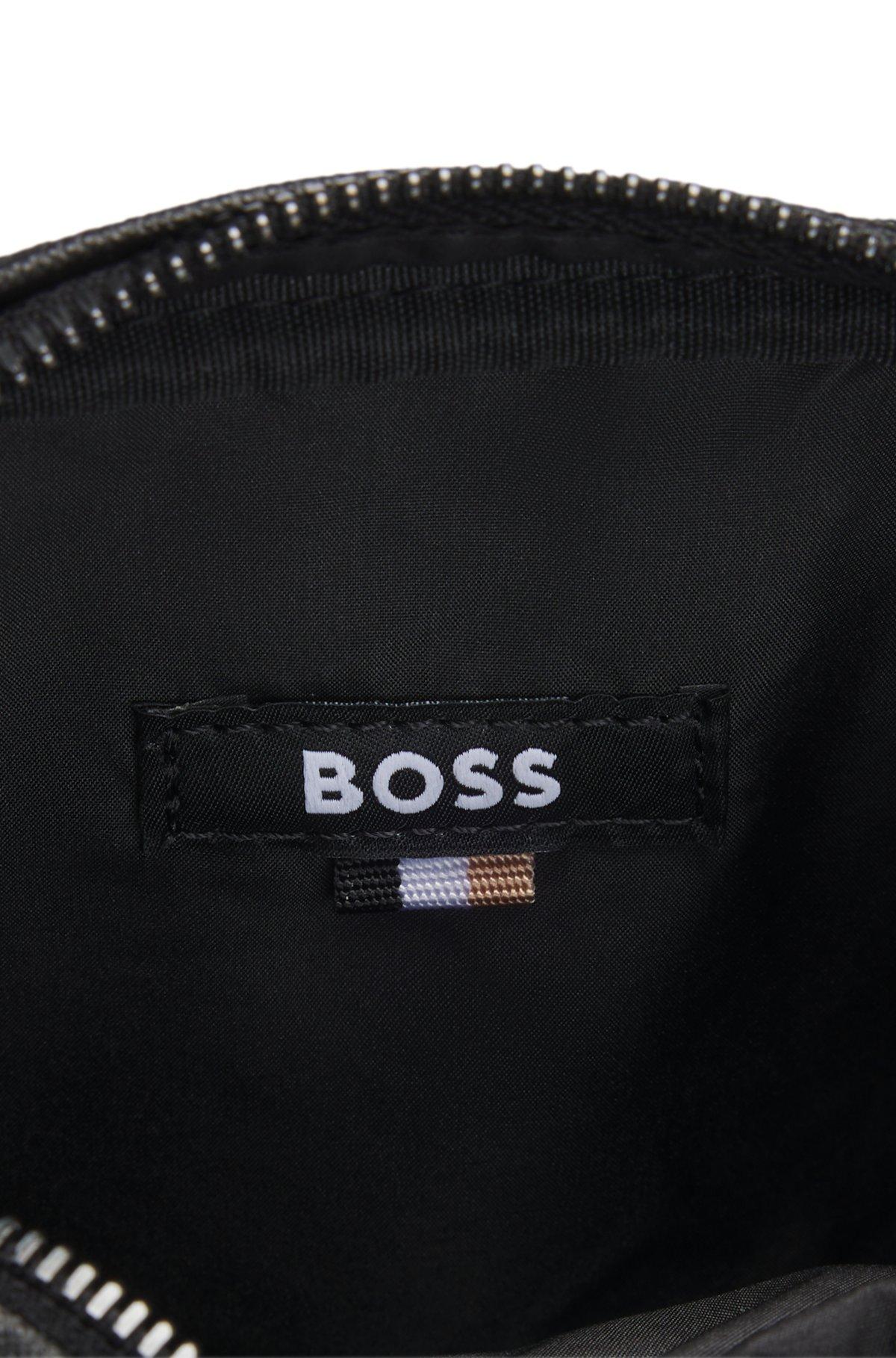 Monogram-jacquard reporter bag with Double B trim Product Image