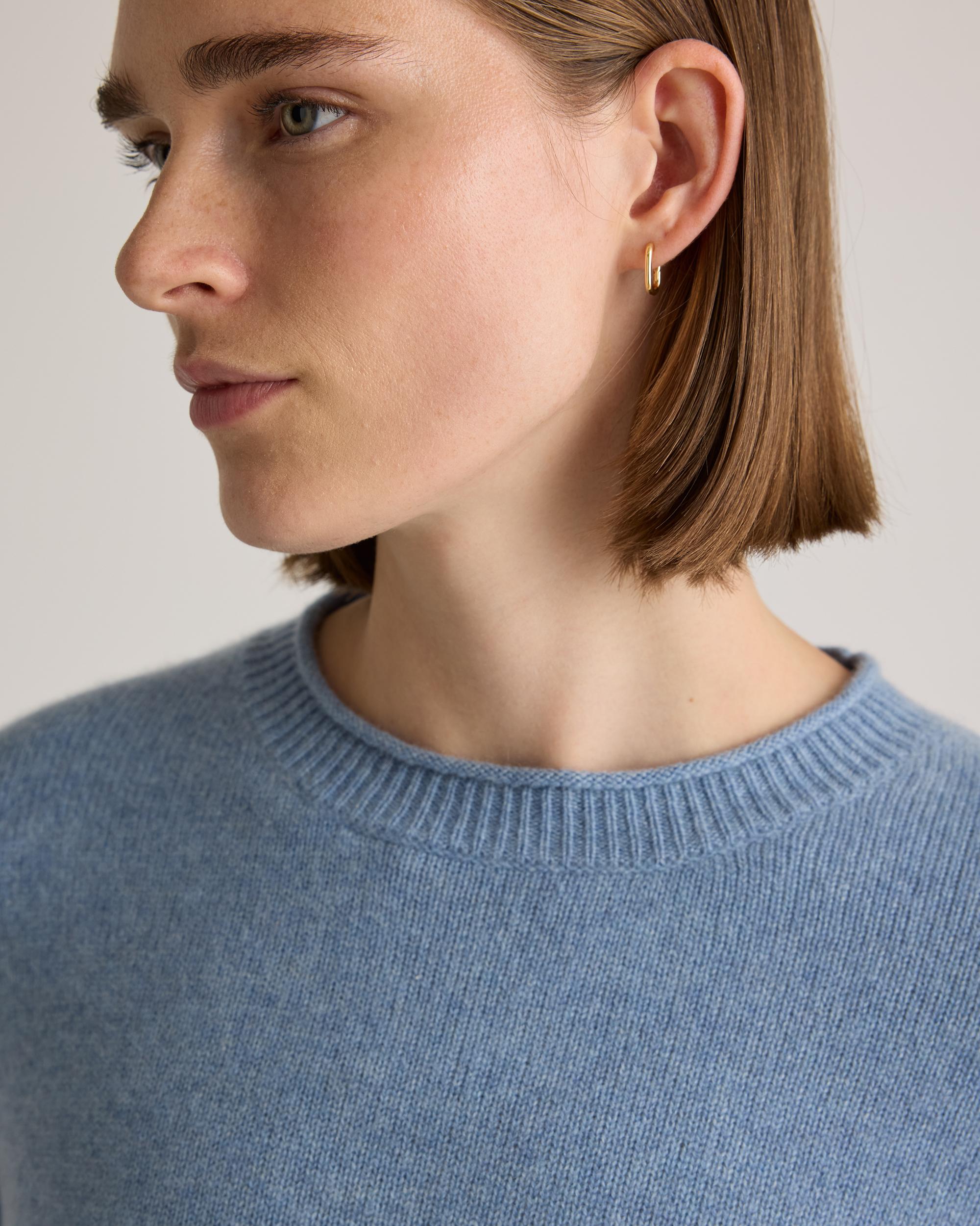 Quince | Women's Mongolian Cashmere Boxy Crewneck Sweater Product Image