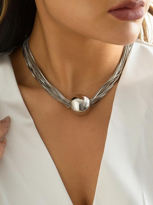 Original Stylish Statement Geometric Necklace Product Image