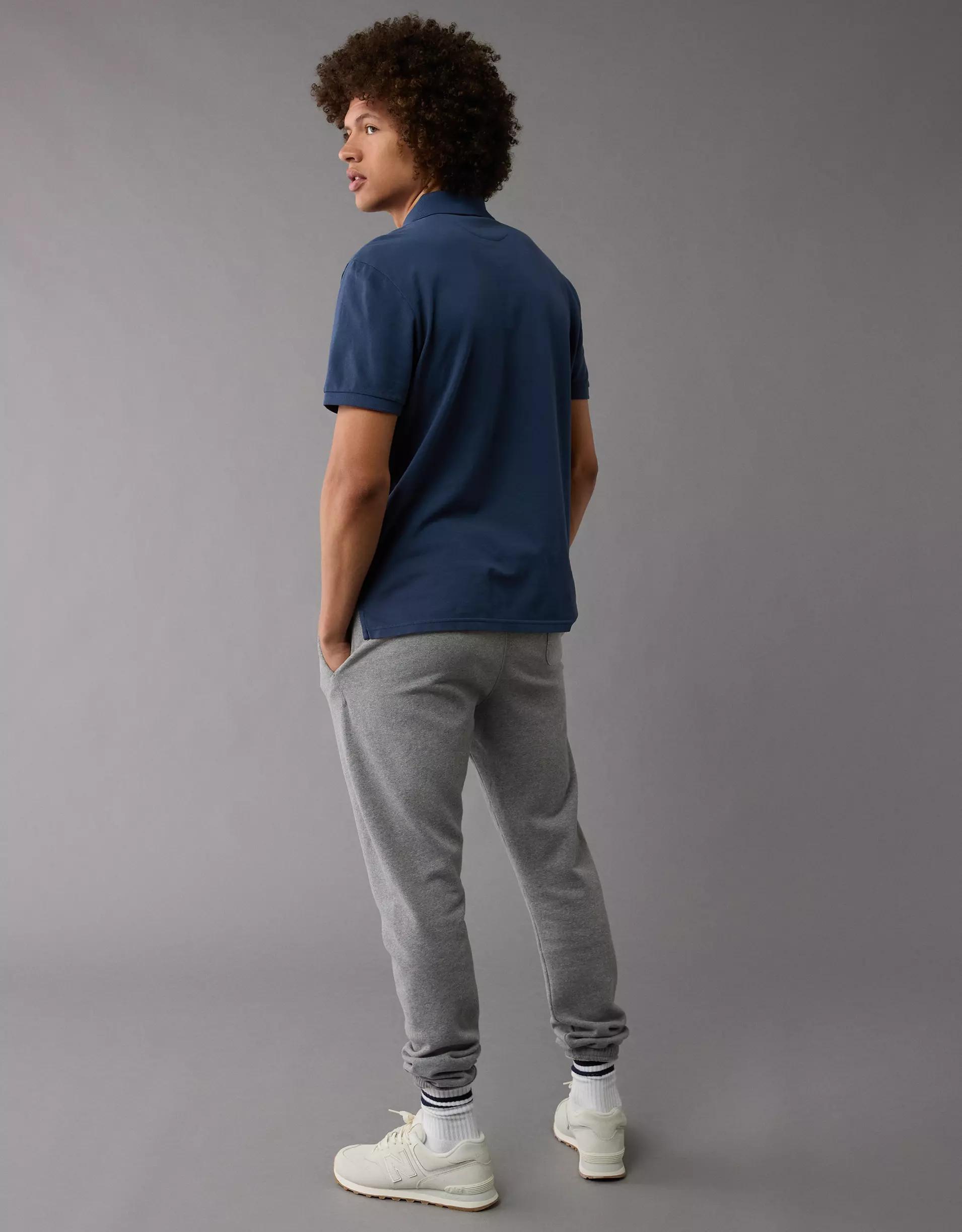 AE Lived-In Pique Polo Shirt Product Image