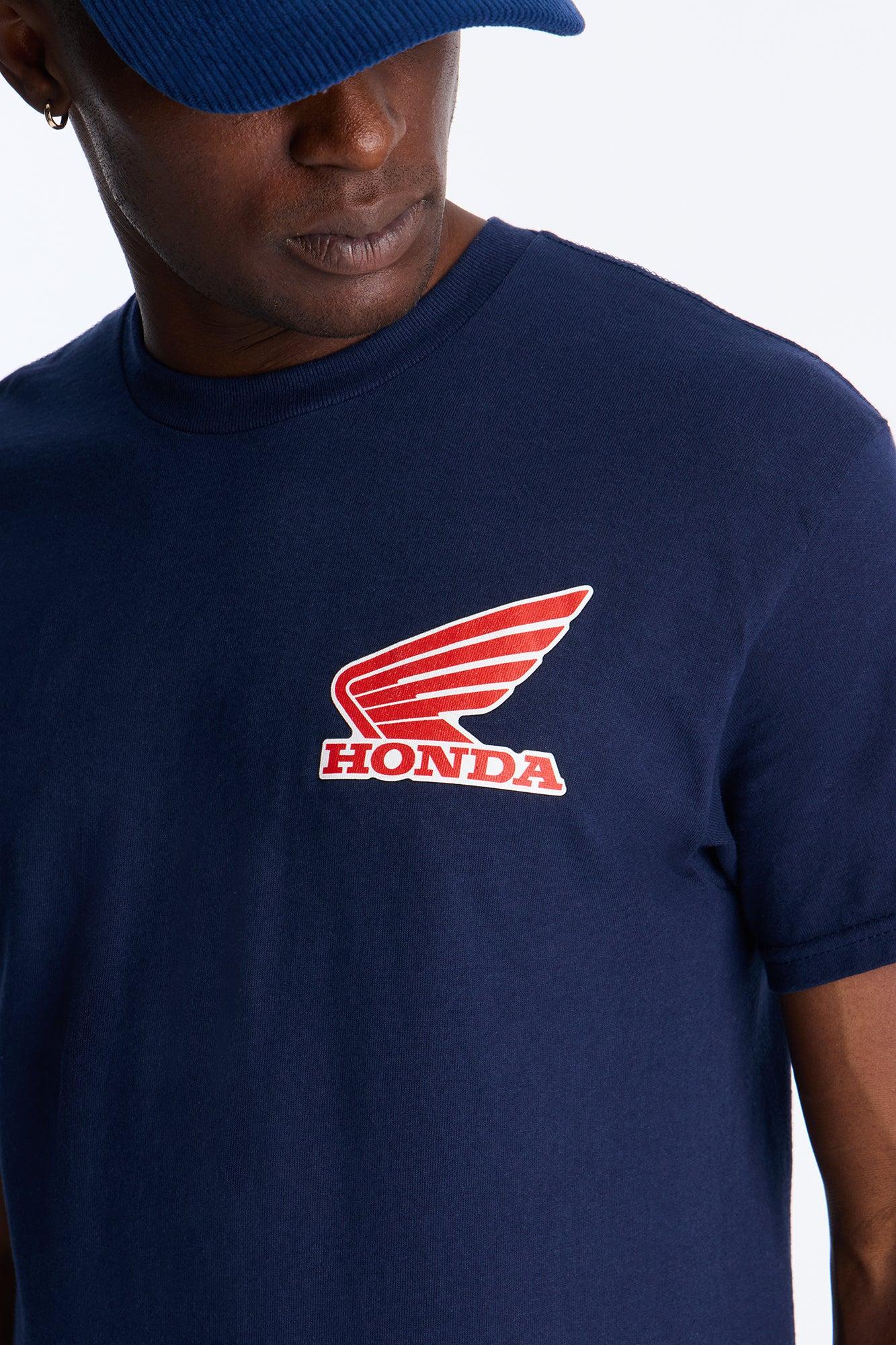 Honda SuperCub Short Sleeve Tee - Navy Product Image