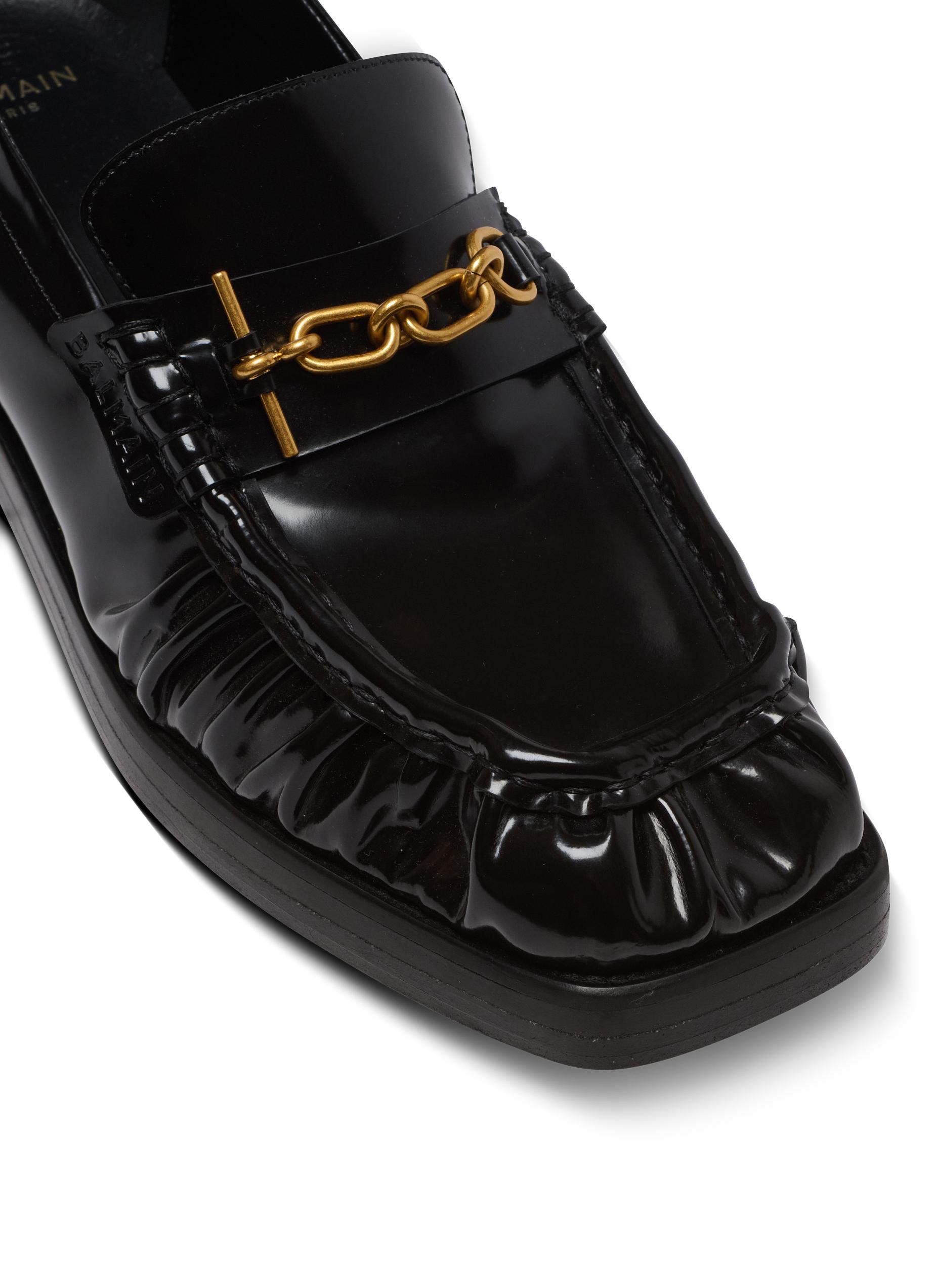 Sync glazed leather loafers Product Image