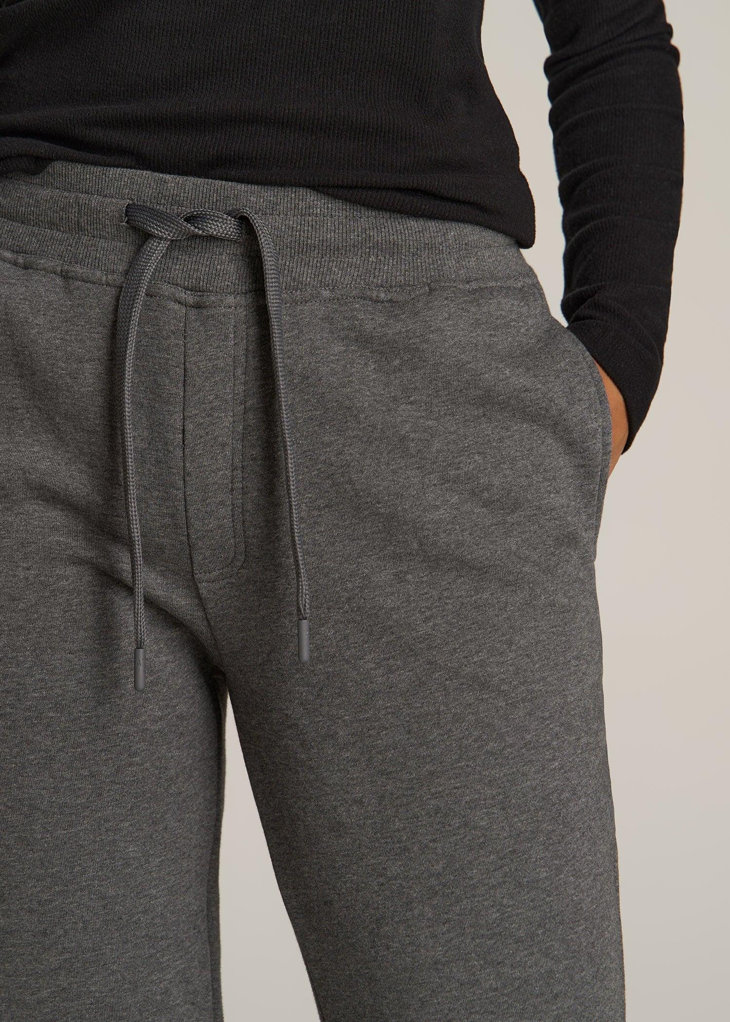 Wearever Fleece Open-Bottom Sweatpants for Tall Women in Grey Mix Female Product Image