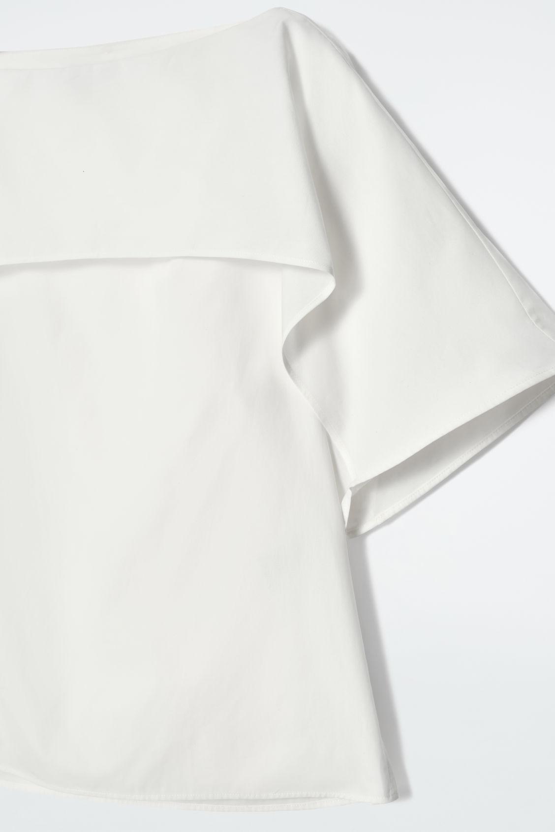 DRAPED COTTON TOP Product Image