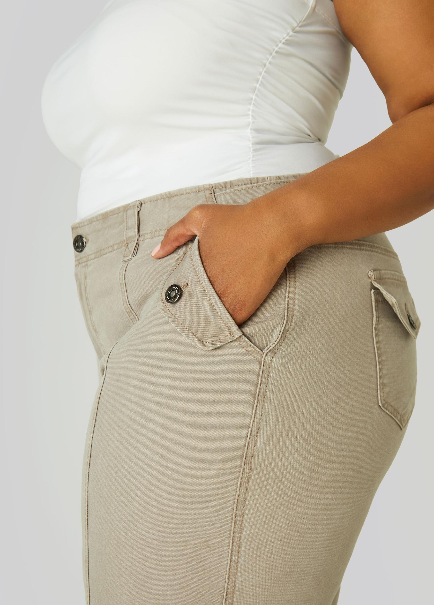 Seam Detailed Denim Capris Product Image