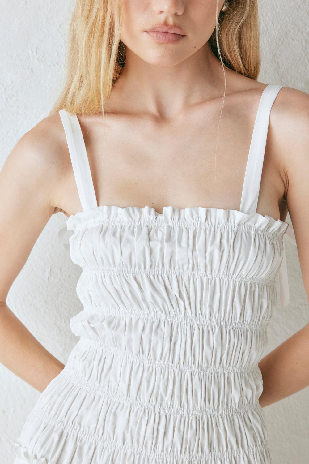 Gabi Mini Dress White Product Image